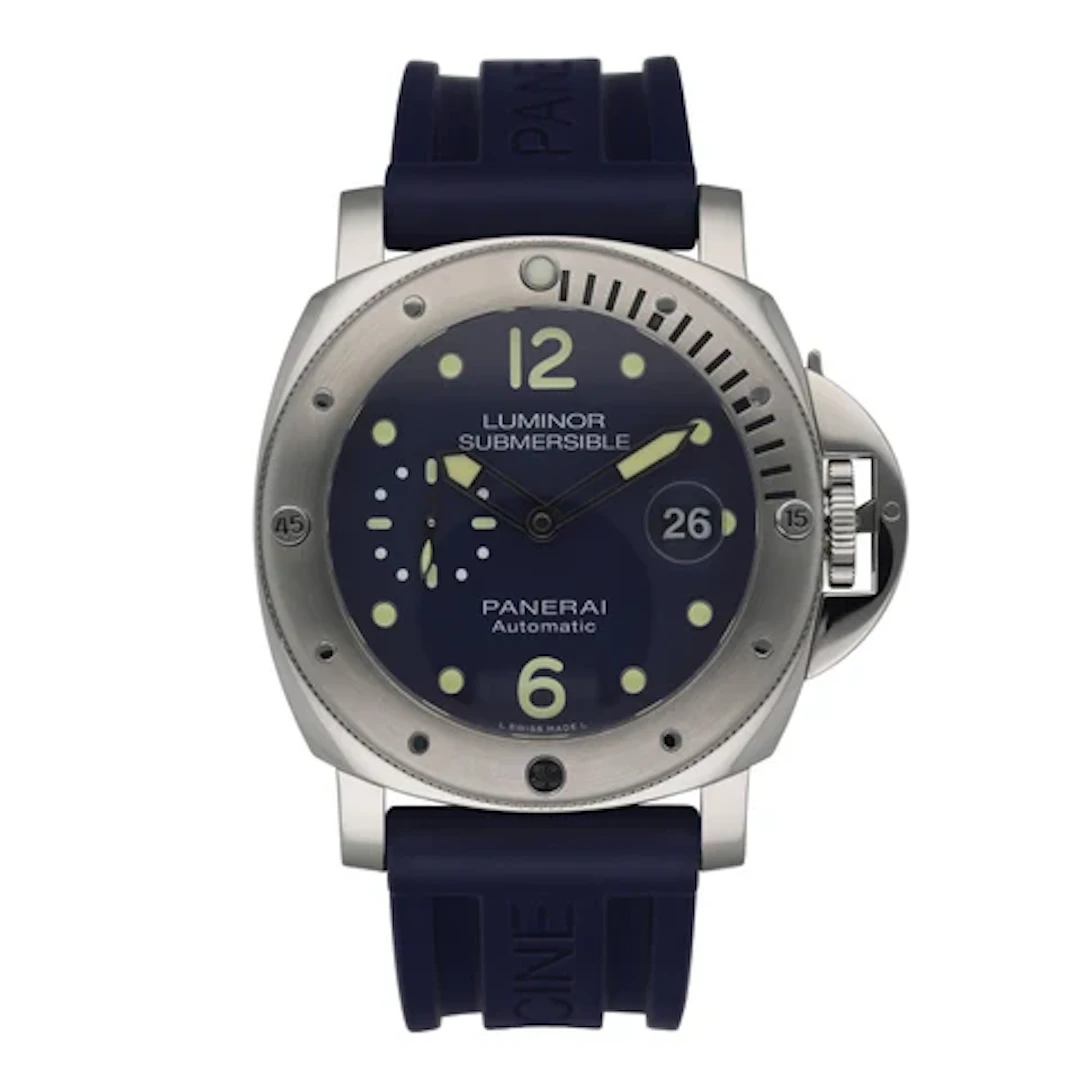 Panerai Submersible PAM00731 Blue Dial Mens Watch Box Papers