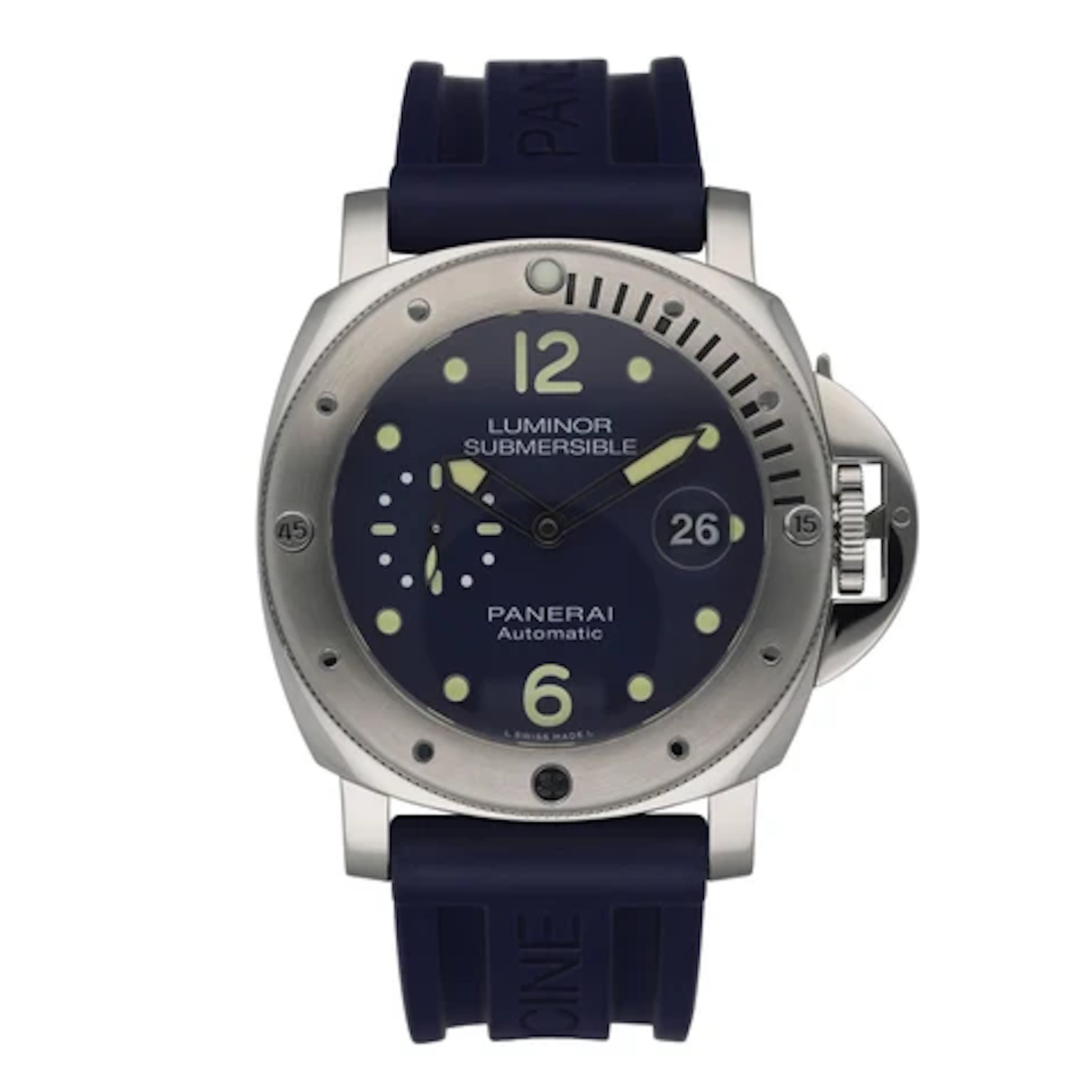 Panerai Submersible PAM00731 Blue Dial Mens Watch Box Papers