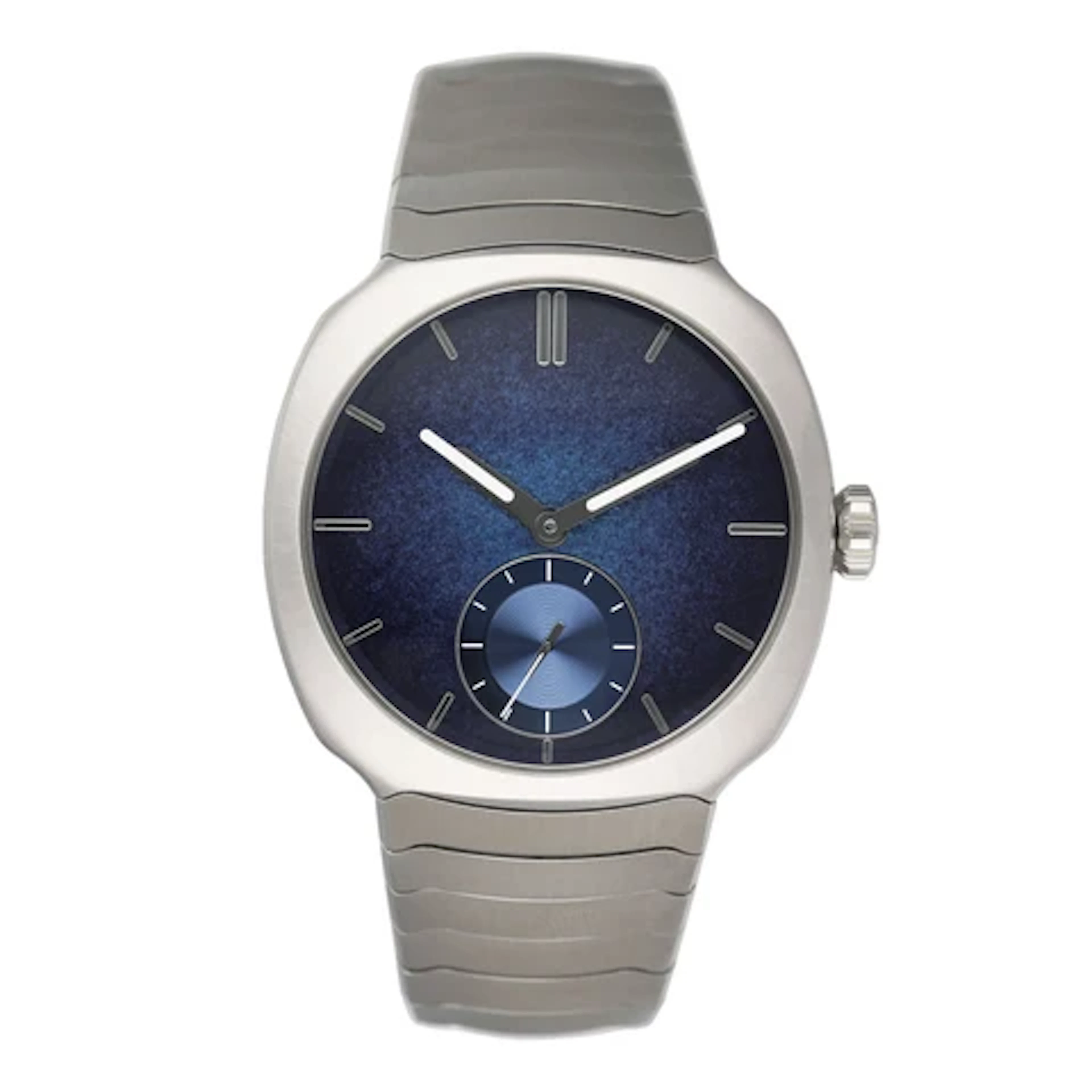 Unworn H.Moser & Cie. Streamliner Small Seconds 6500-1200 Blue Dial
