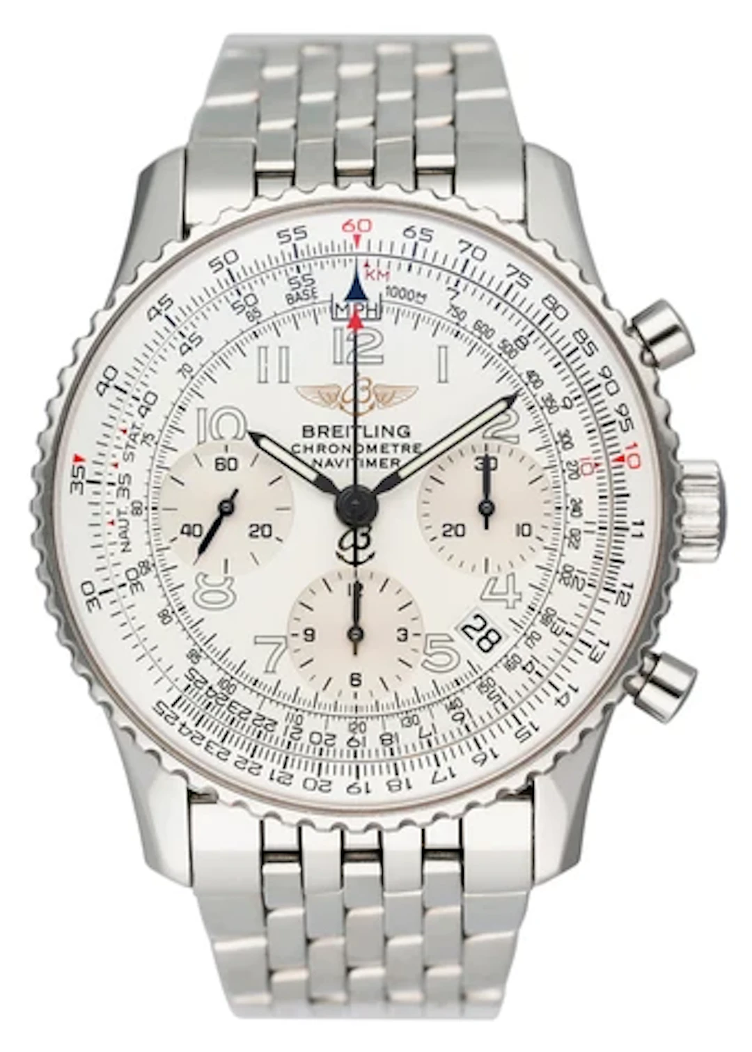 Breitling Navitimer A2332212 Stainless Steel Mens Watch Box Papers