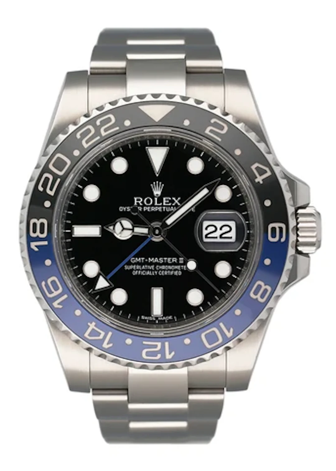 Rolex GMT Master II 116710 Batman Mens Watch Box Paper