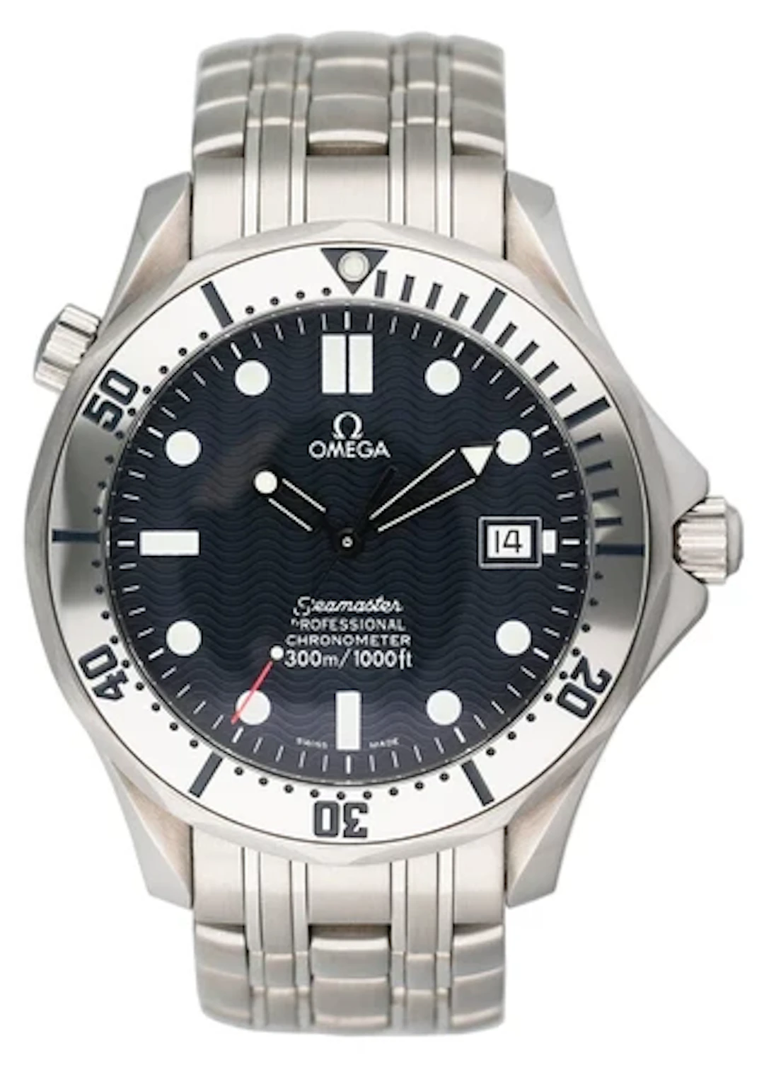 Omega Seamaster 2532.80 Blue dial Vintage Mens Watch