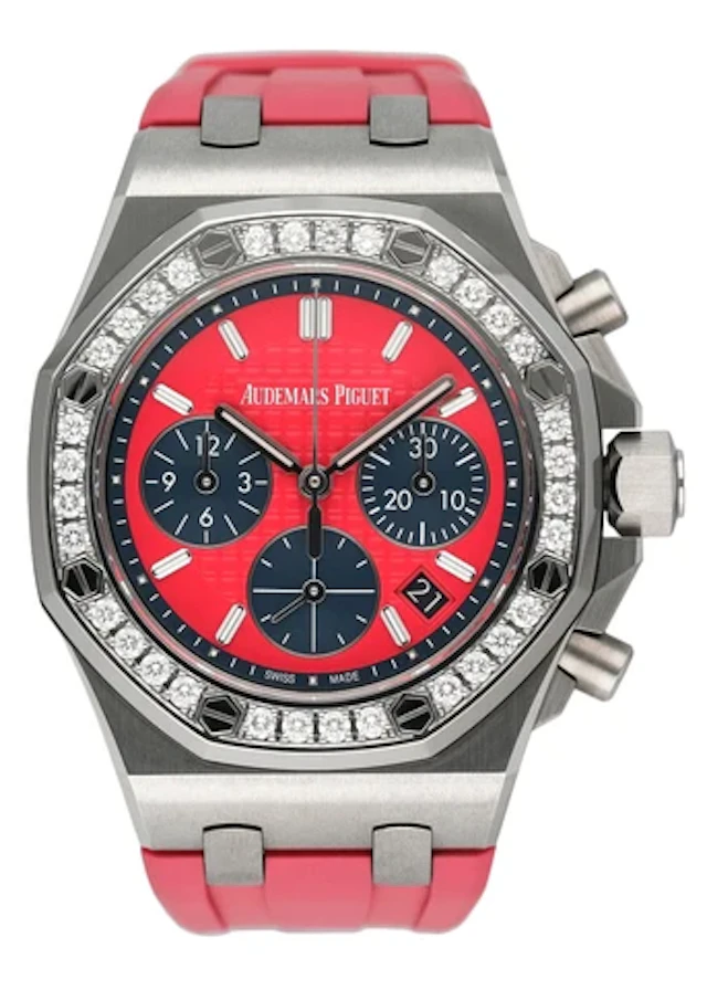 Audemars Piguet Royal Oak Offshore 26231ST Diamond Pink Dial Ladies Watch