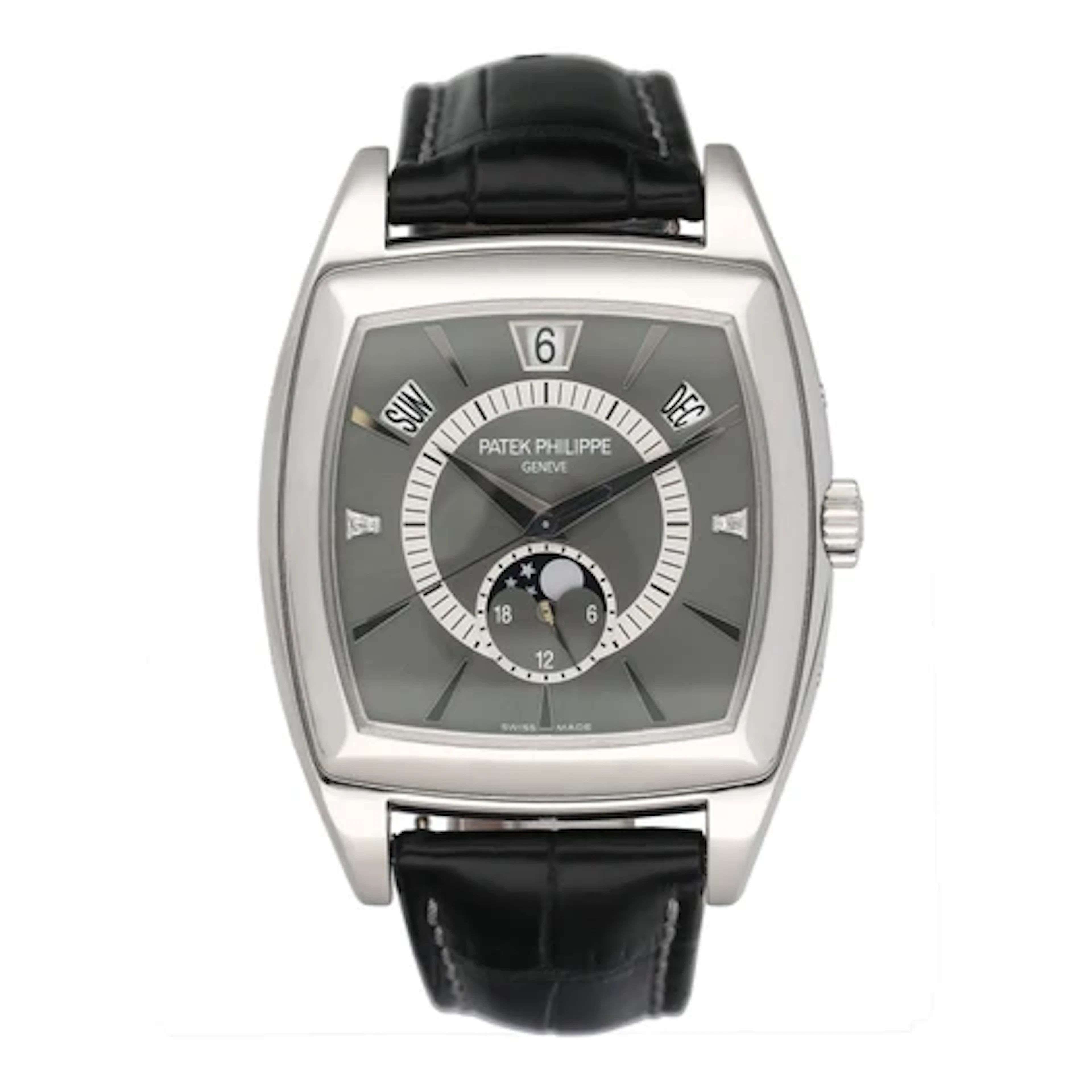 Patek Philippe Gondolo Calendario 5135P Gray Dial Mens Watch