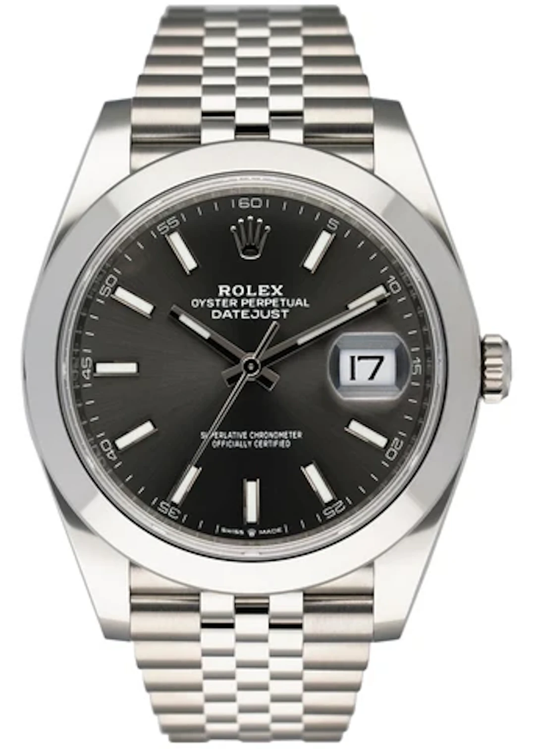 Rolex Datejust 41 126300 Slate Dial Mens Watch Box Papers