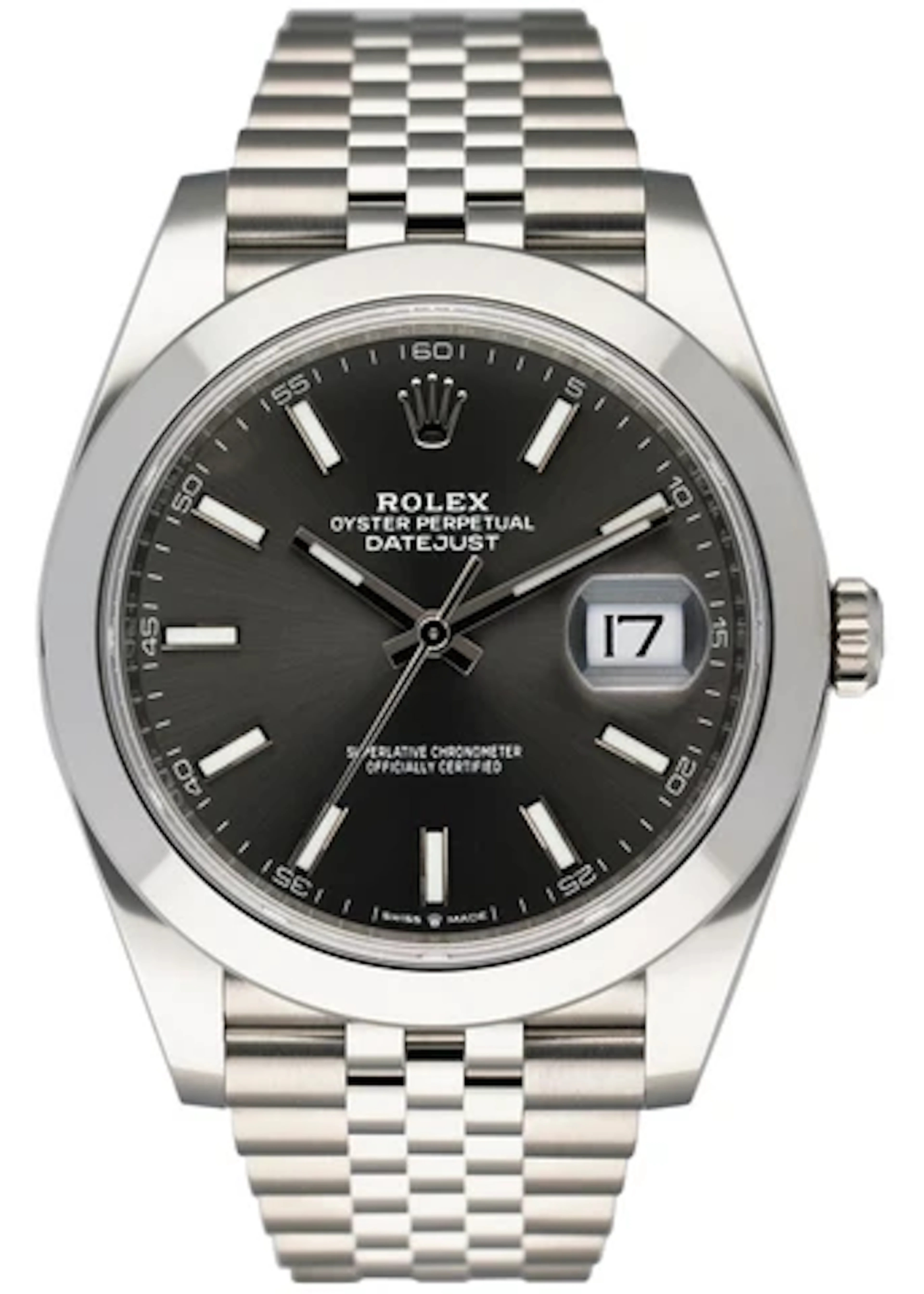 Rolex Datejust 41 126300 Slate Dial Mens Watch Box Papers