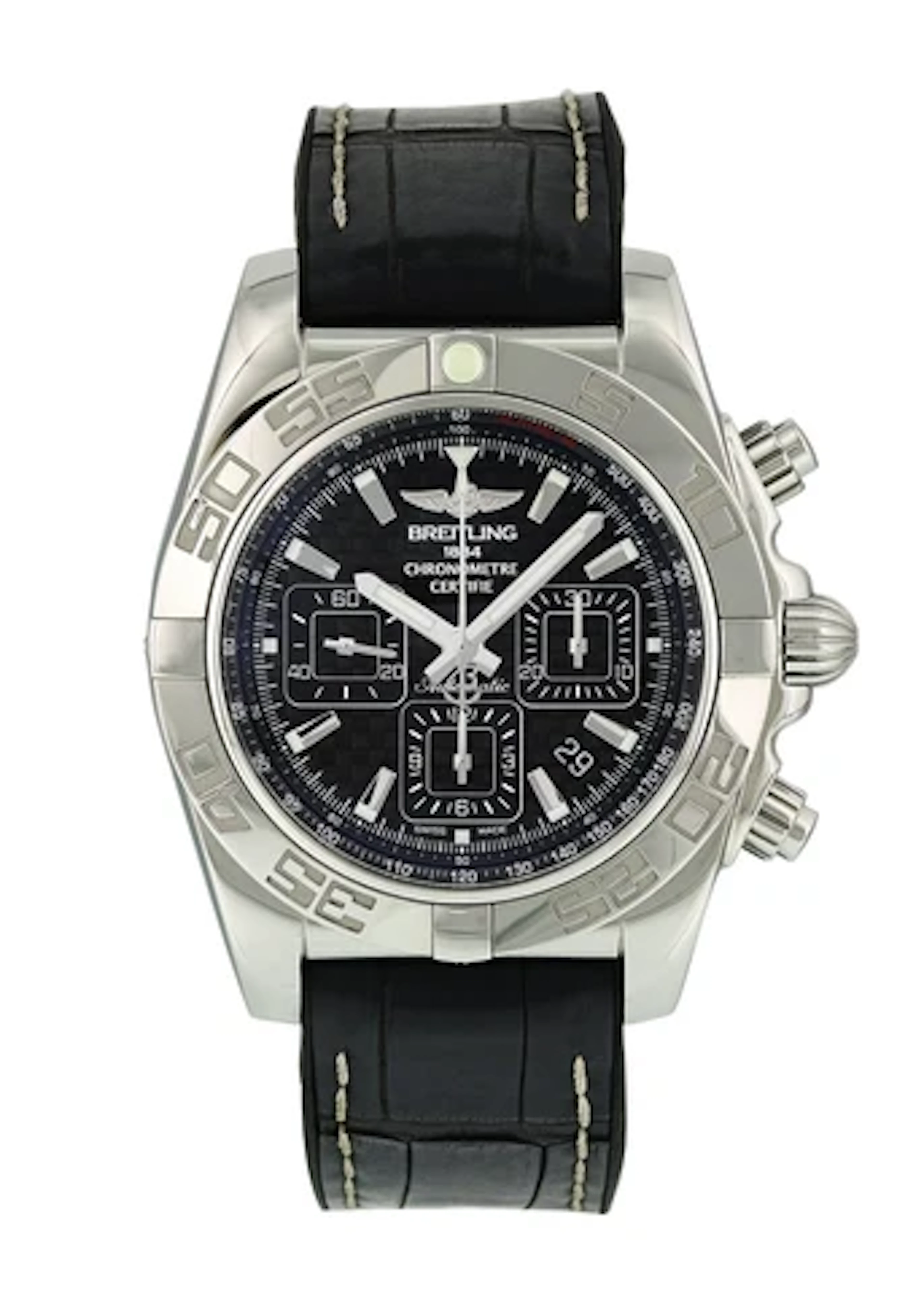 Breitling Chronomat AB0110 Mens Watch Box Papers