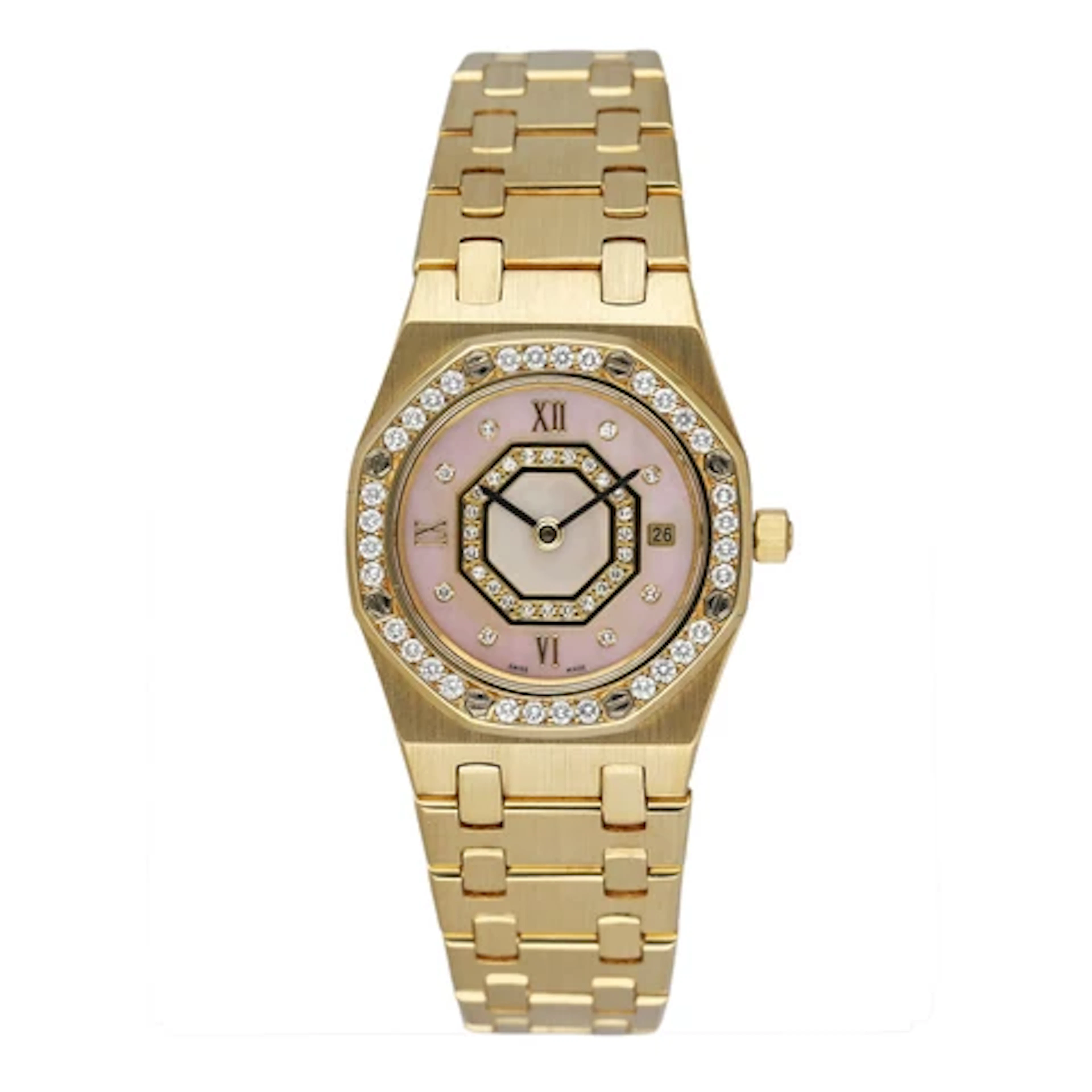 Audemars Piguet Royal Oak 67371BA Diamond MOP Dial Ladies Watch