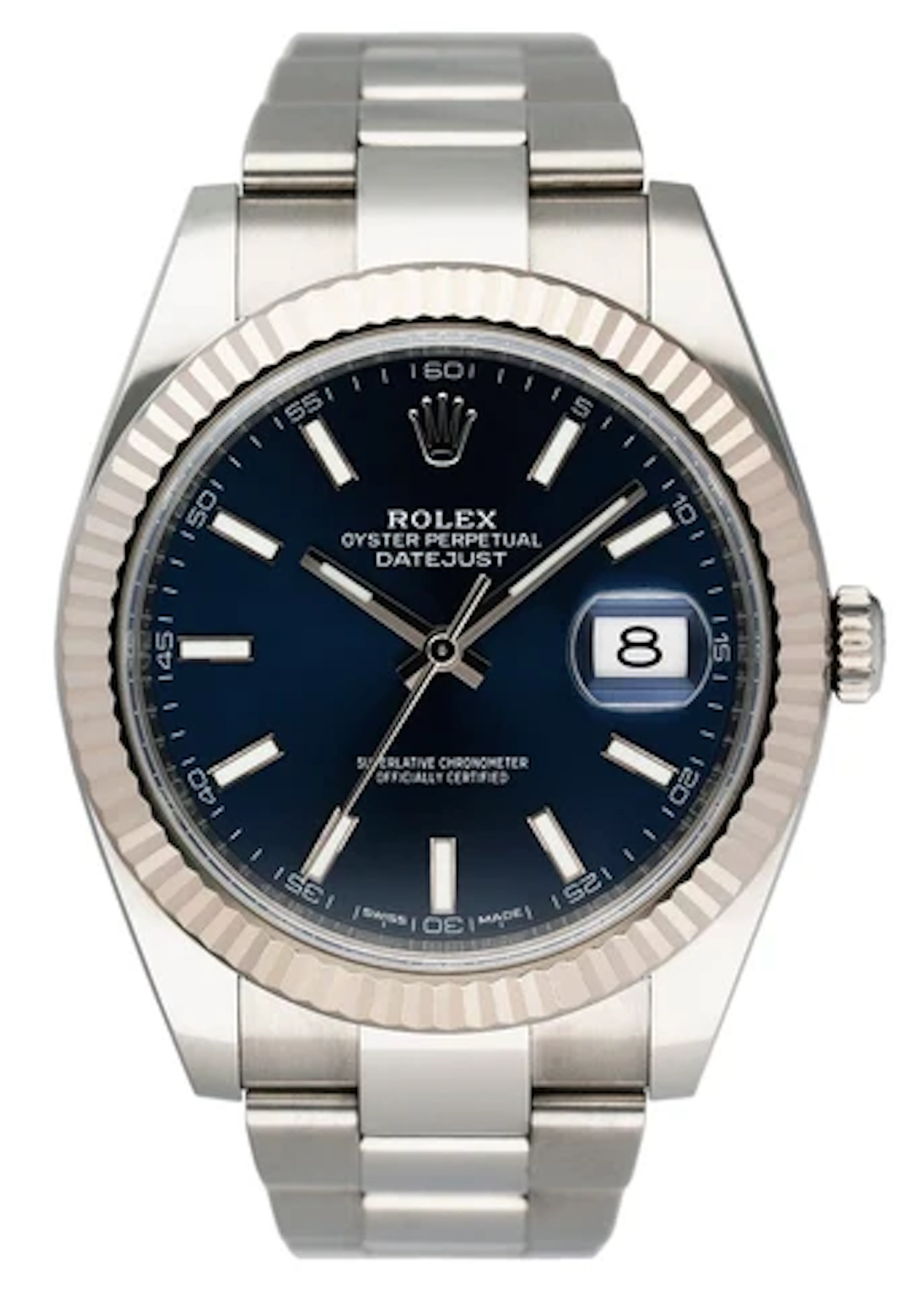 Rolex Datejust 41 126334 Blue Dial Stainless Steel Mens Watch Box Papers