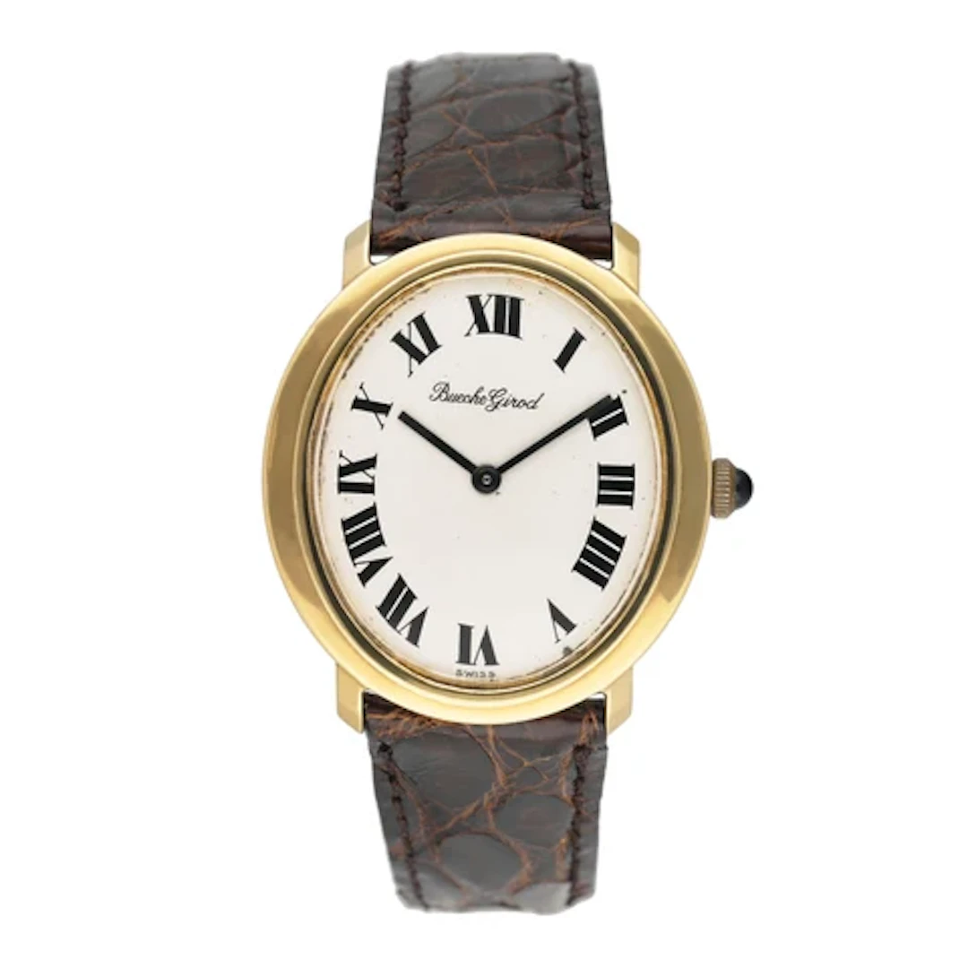 Bueche Girod 7606 Off-White Dial Mens Watch