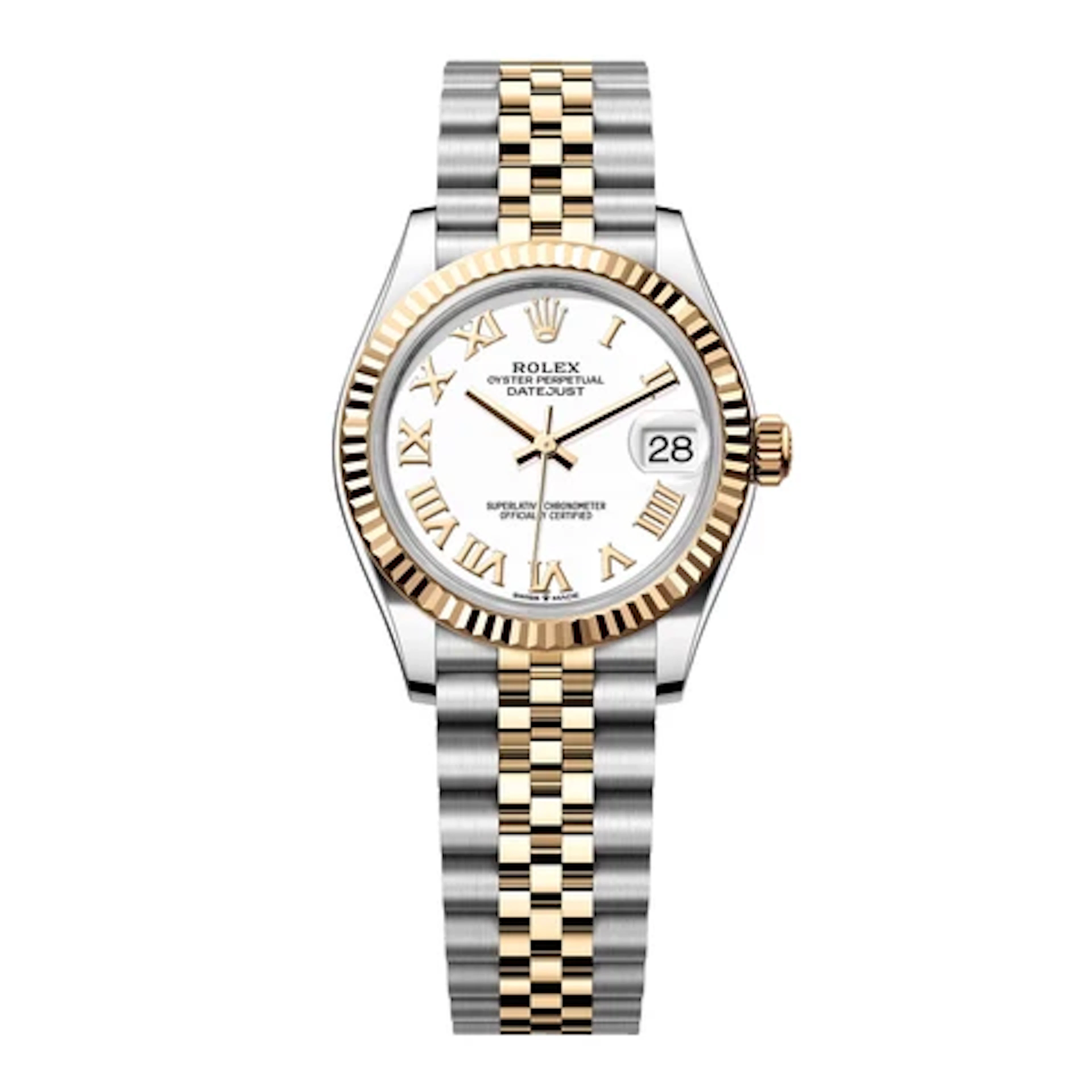 Rolex Datejust 31 278273 Roman White Dial Ladies Watch Box Papers