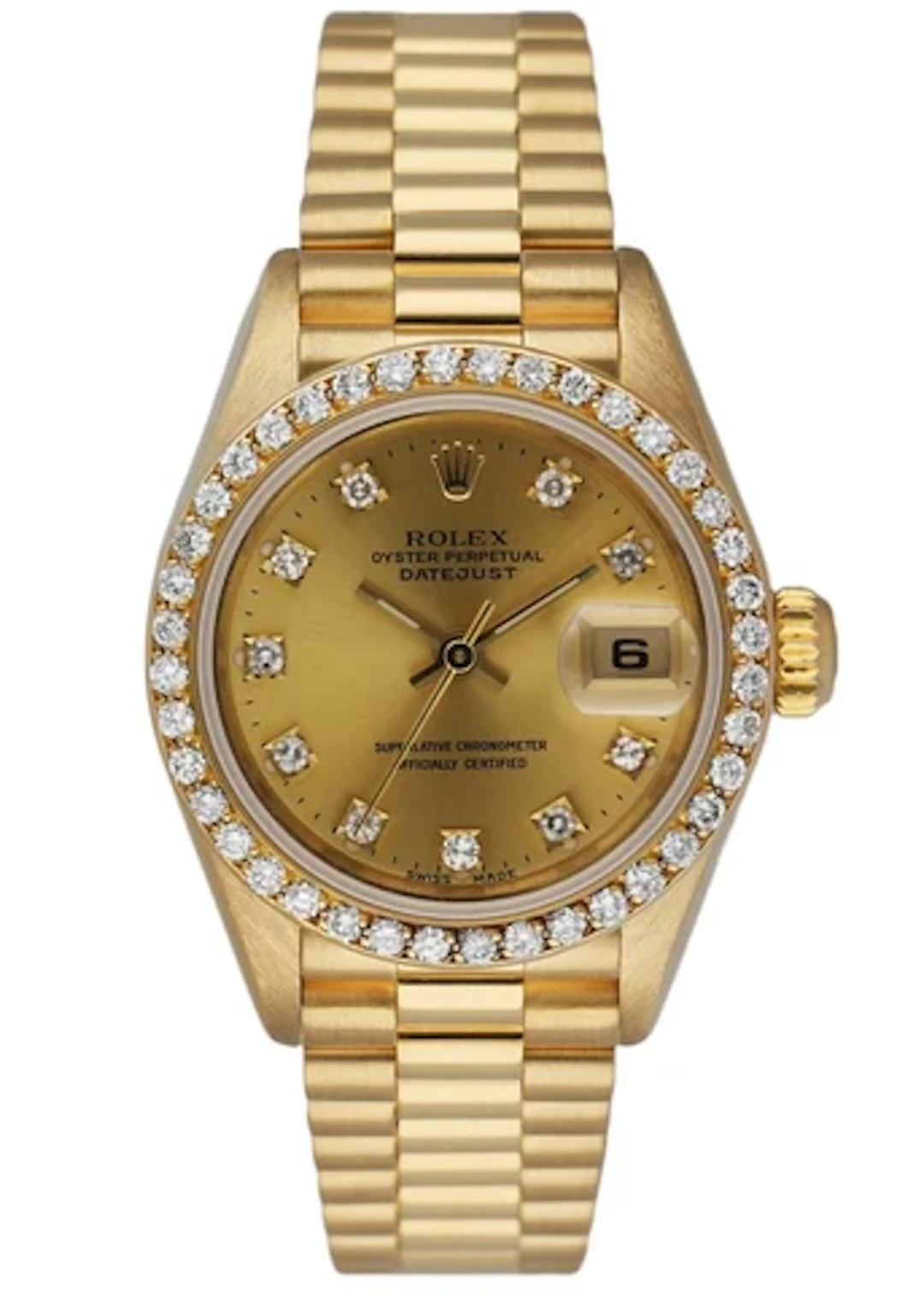 Rolex Datejust 69138 Diamond Dial & Bezel Box & Papers
