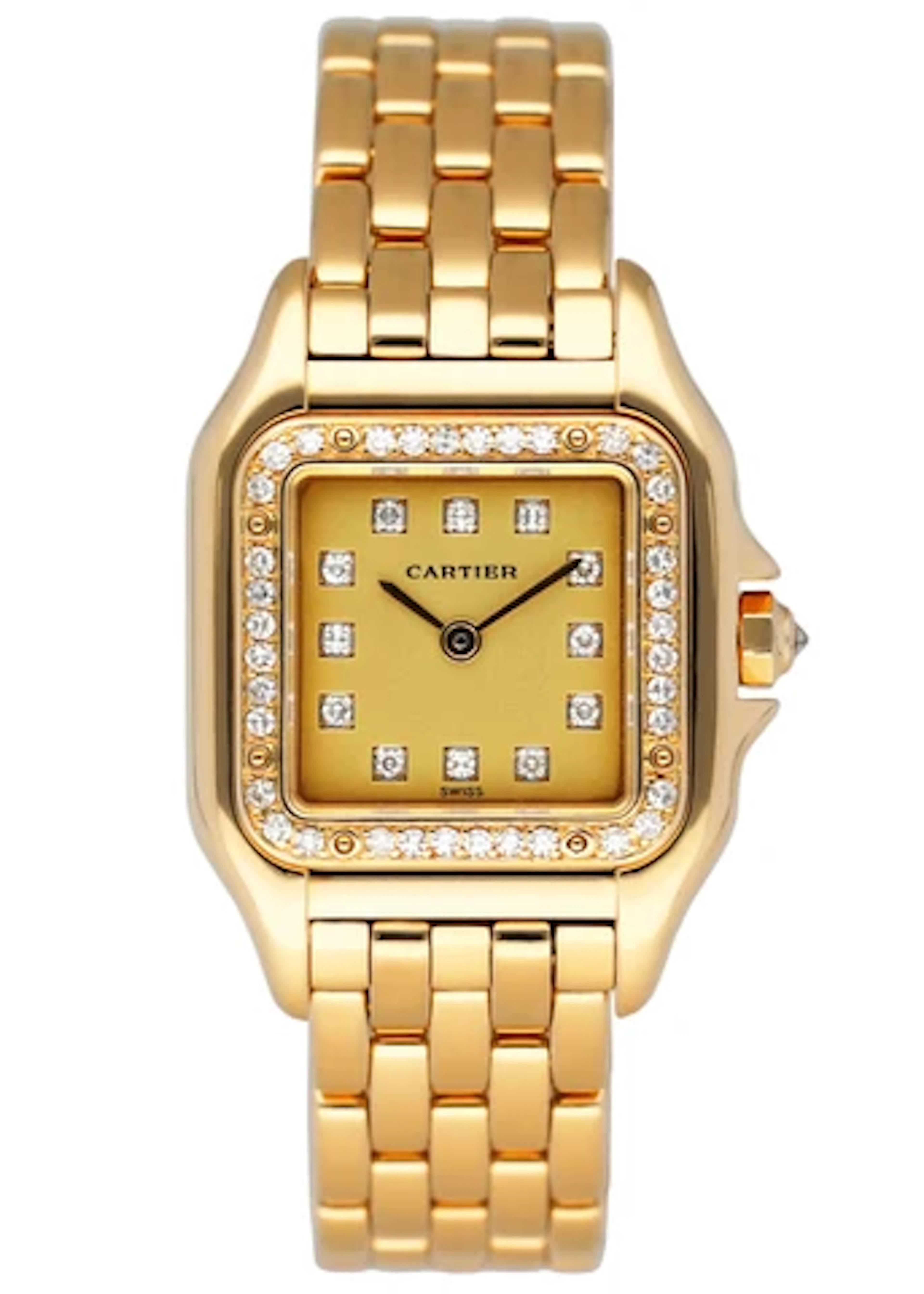 Cartier Panthere 8057915 18K Yellow Gold & Diamonds Set Ladies Watch