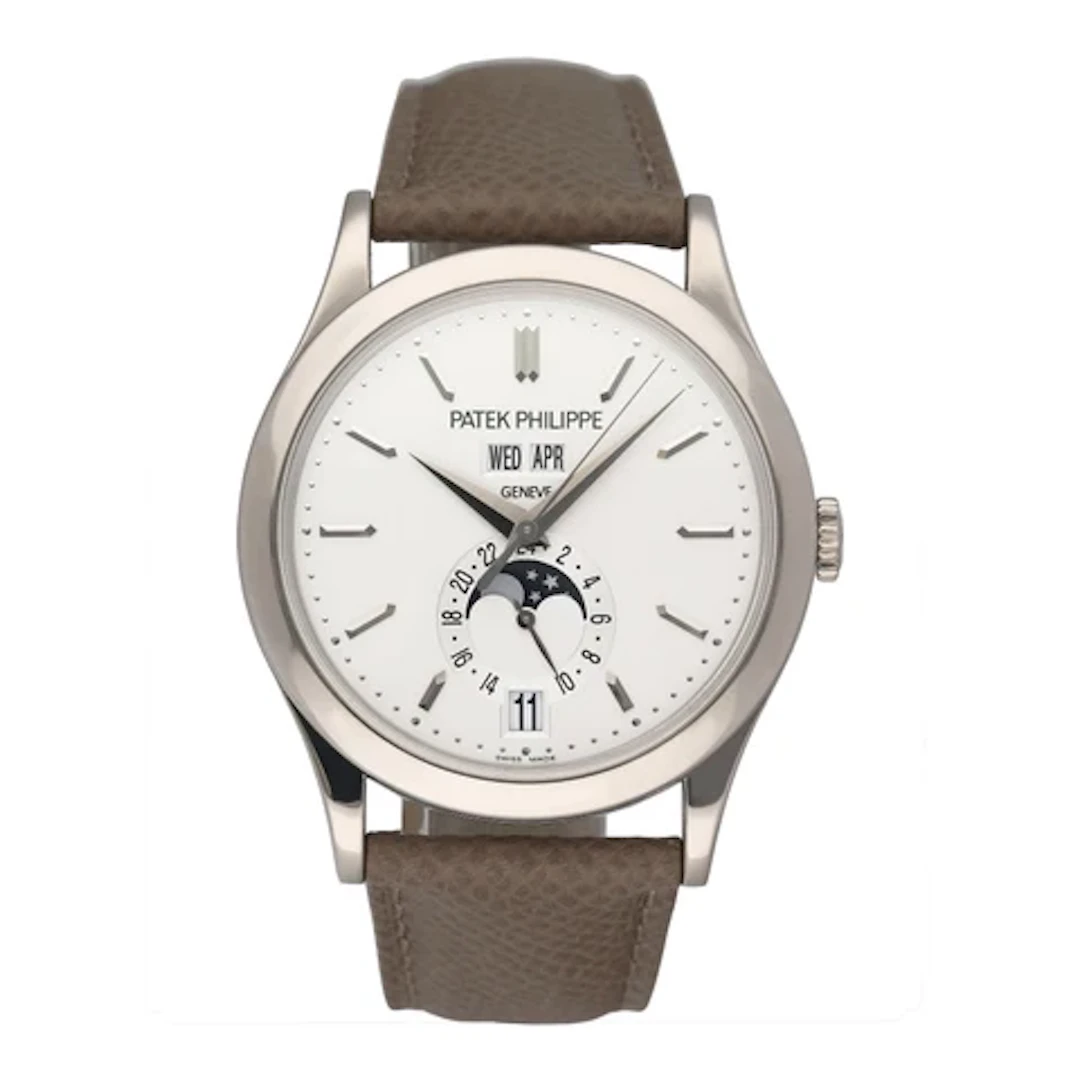 Patek Philippe Complications 5396G-011 Silver Dial Mens Watch Box Papers