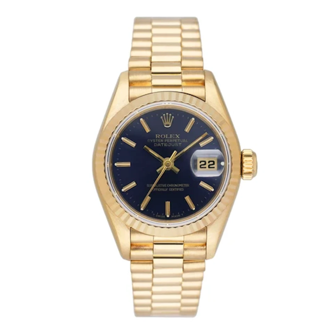 Rolex Datejust 69178 Blue Dial Ladies Watch
