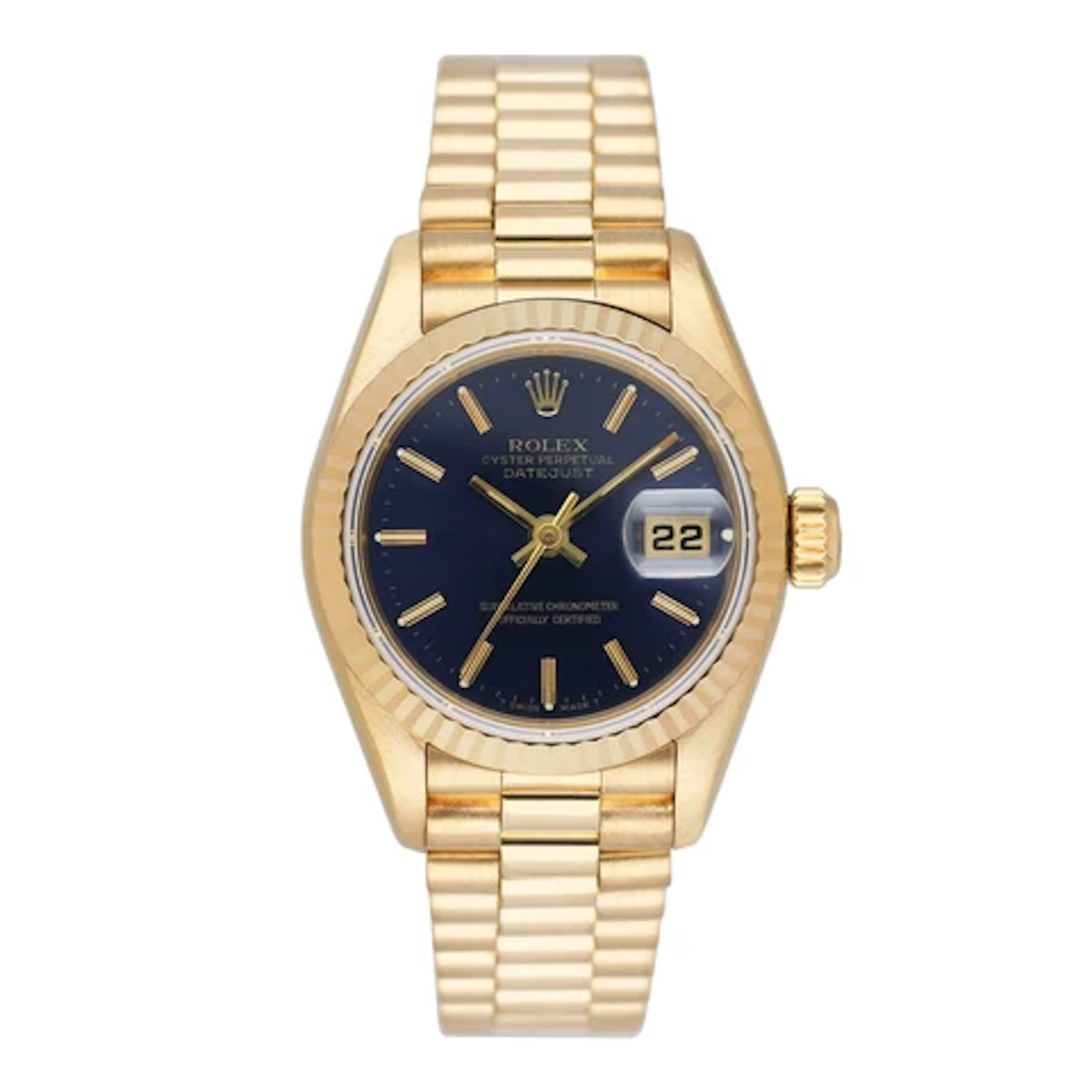 Rolex Datejust 69178 Blue Dial Ladies Watch