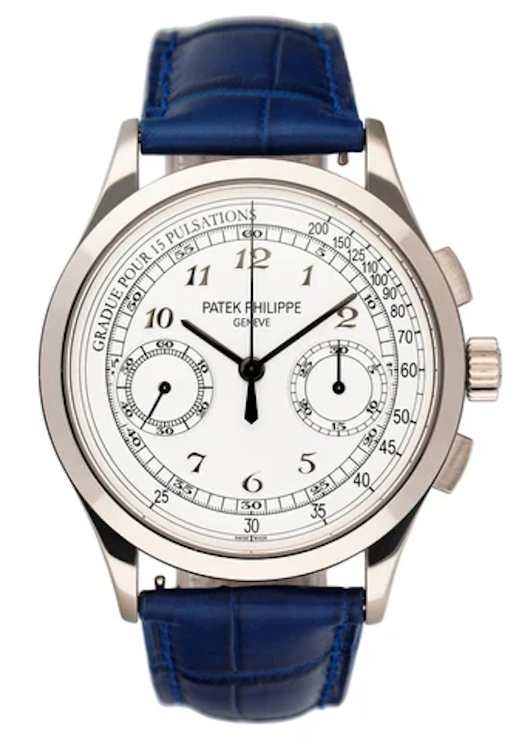 Patek Philippe Chronograph 5170G Silver Dial Mens Watch