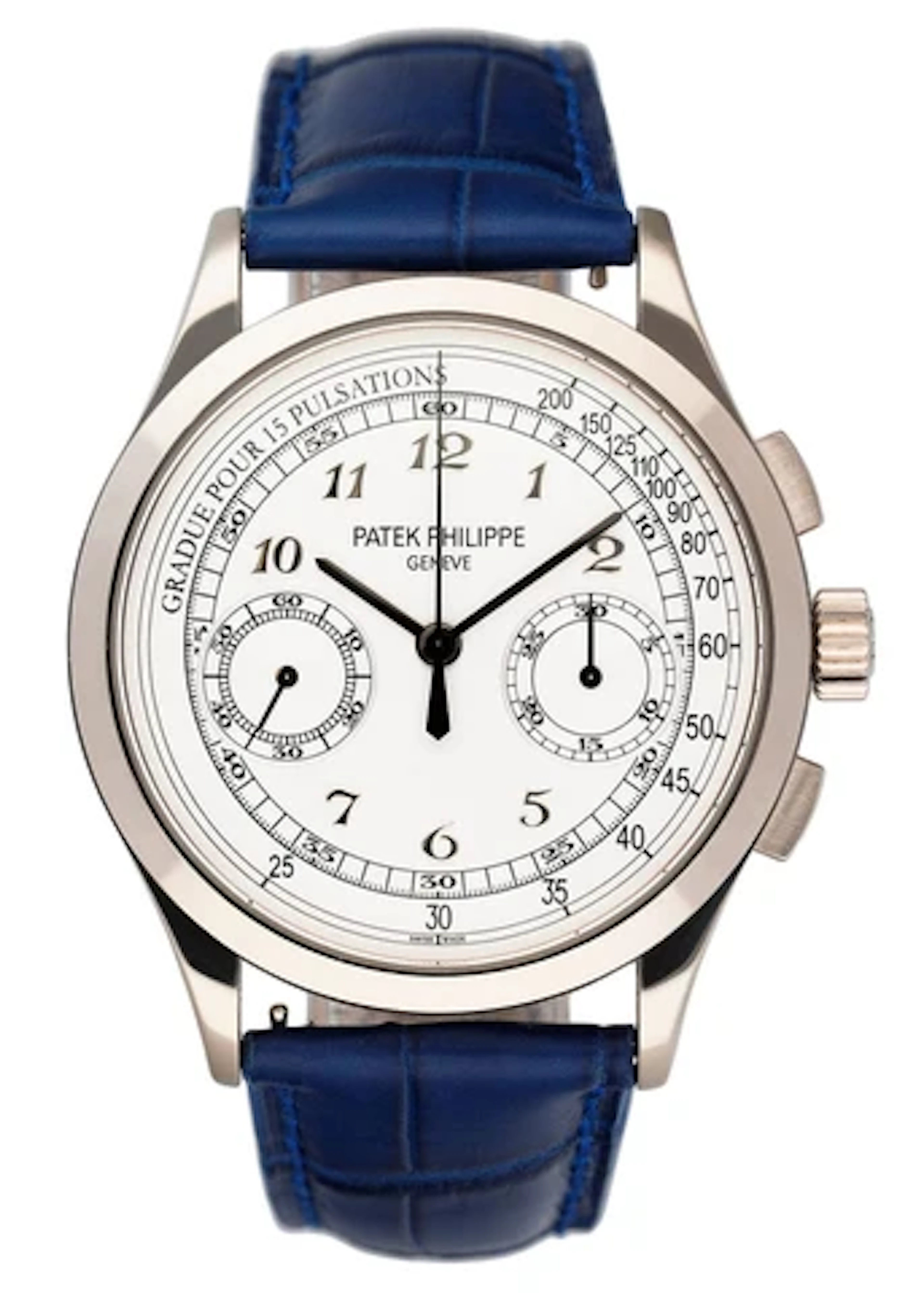 Patek Philippe Chronograph 5170G Silver Dial Mens Watch
