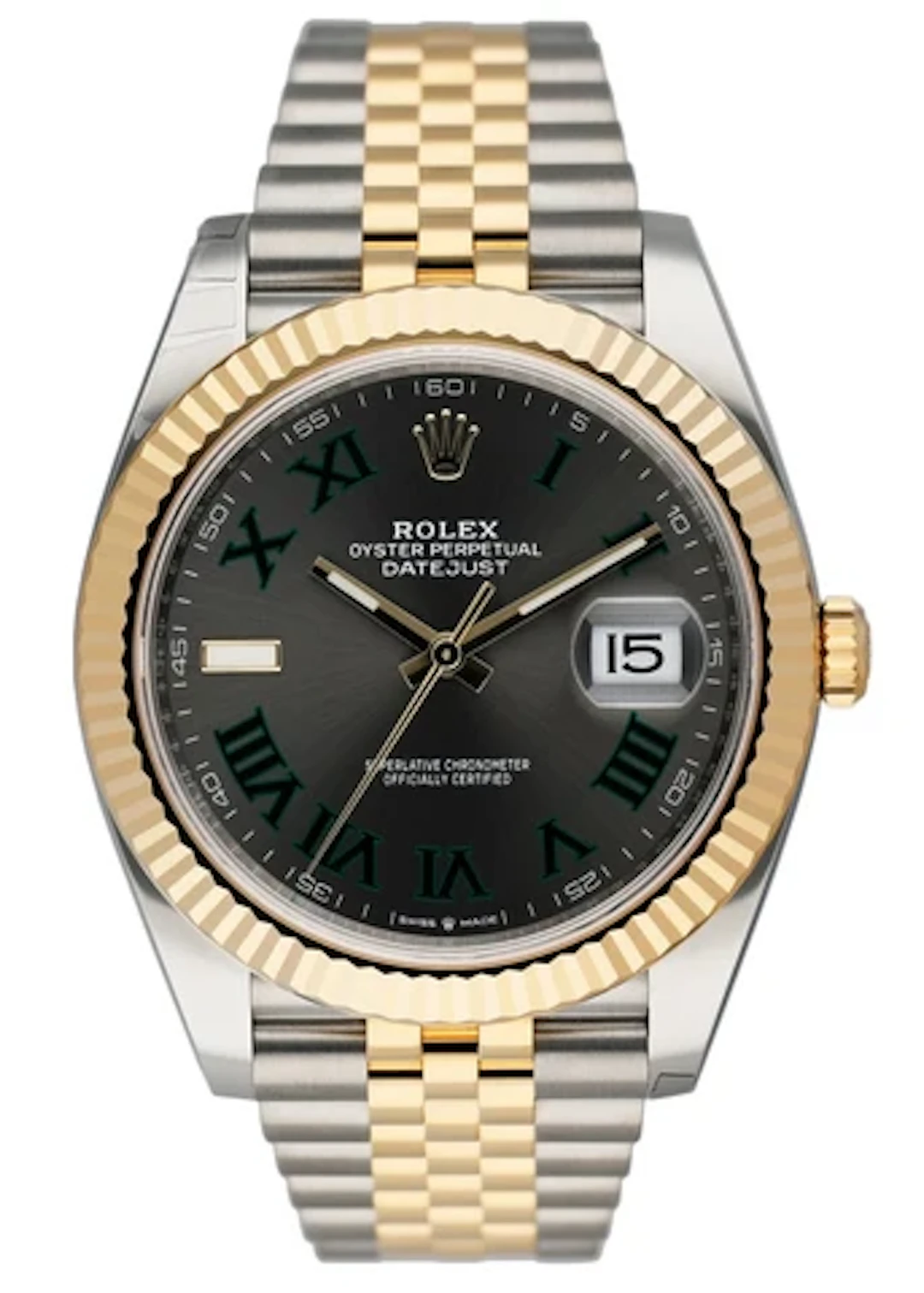 Rolex Datejust 41 126333 Wimbledon Mens Watch Box & Papers
