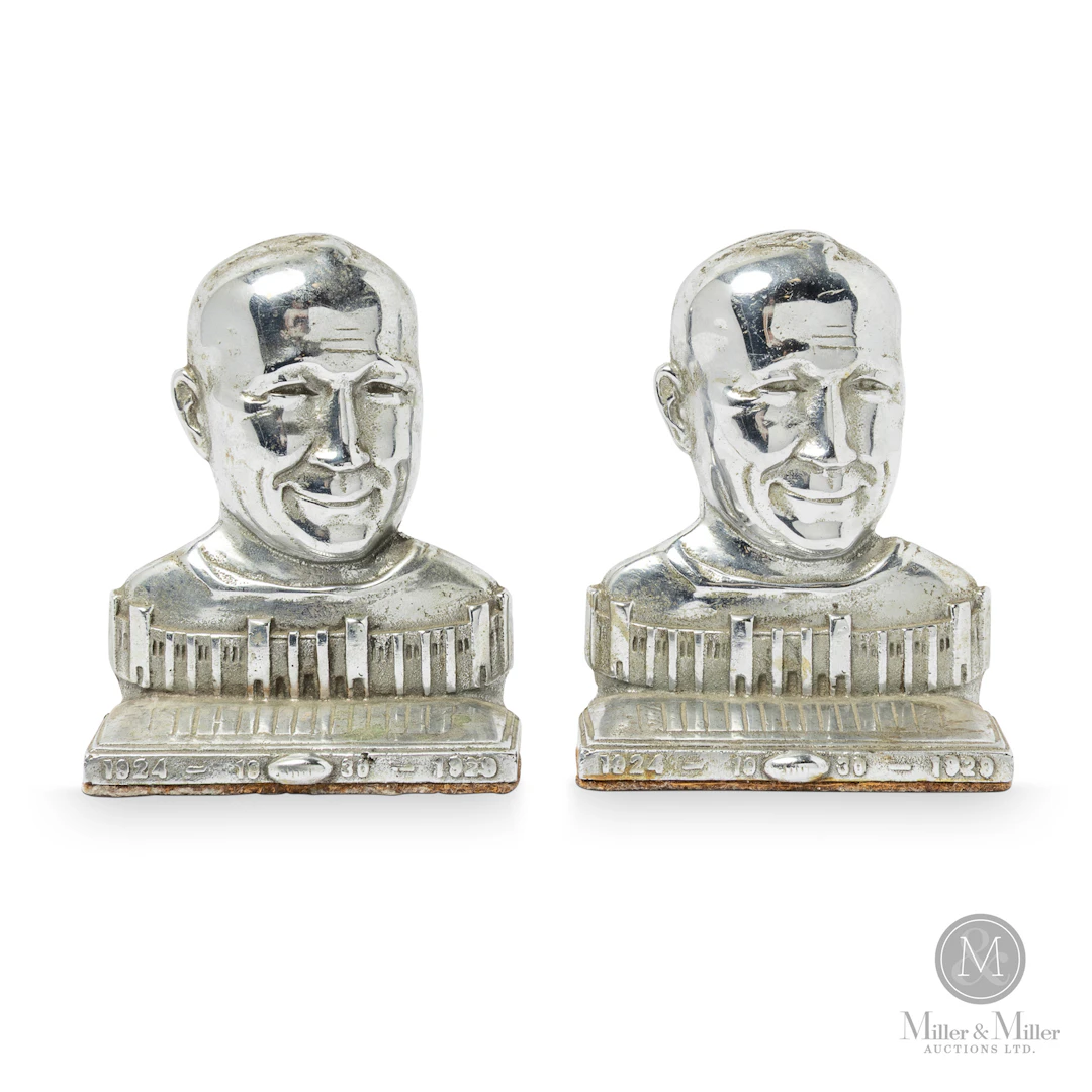 1930 Knute Rockne Bookends