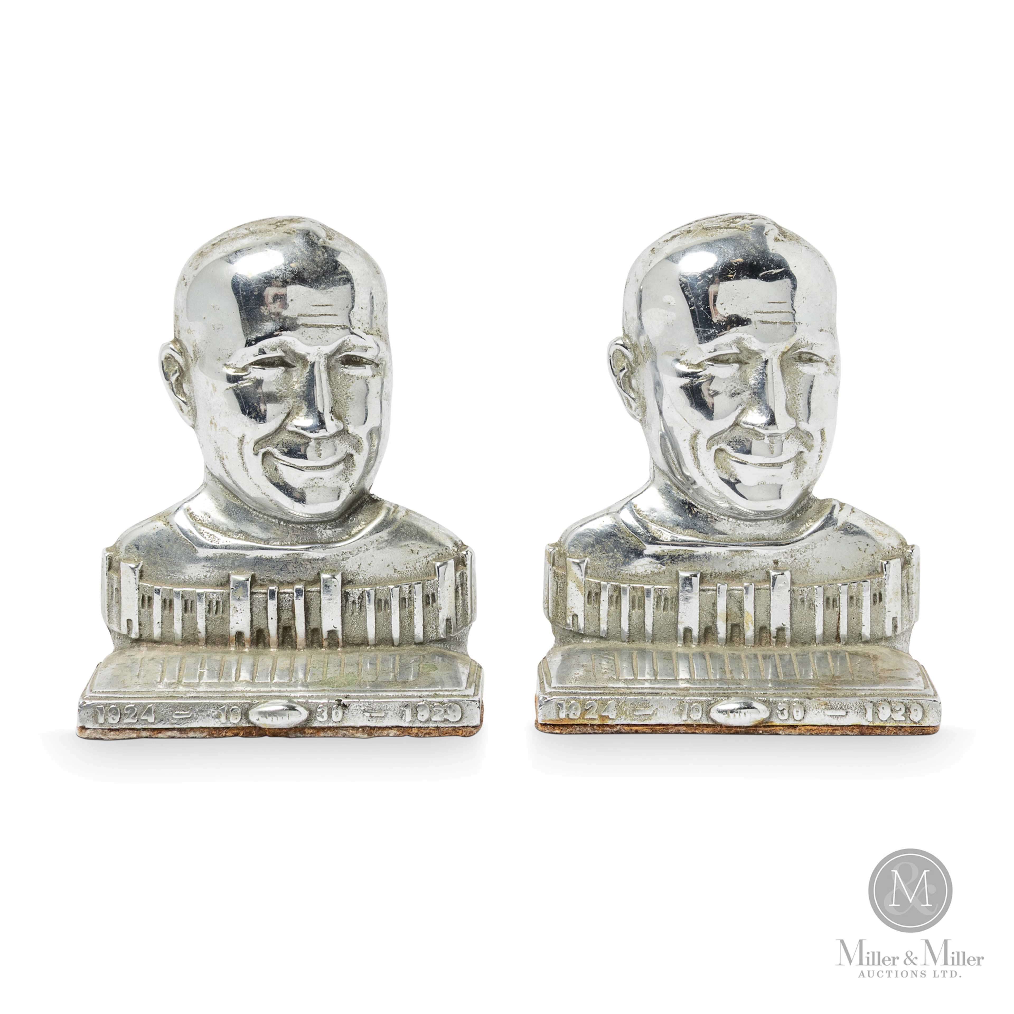1930 Knute Rockne Bookends