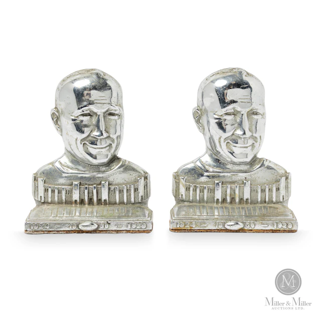 1930 Knute Rockne Bookends