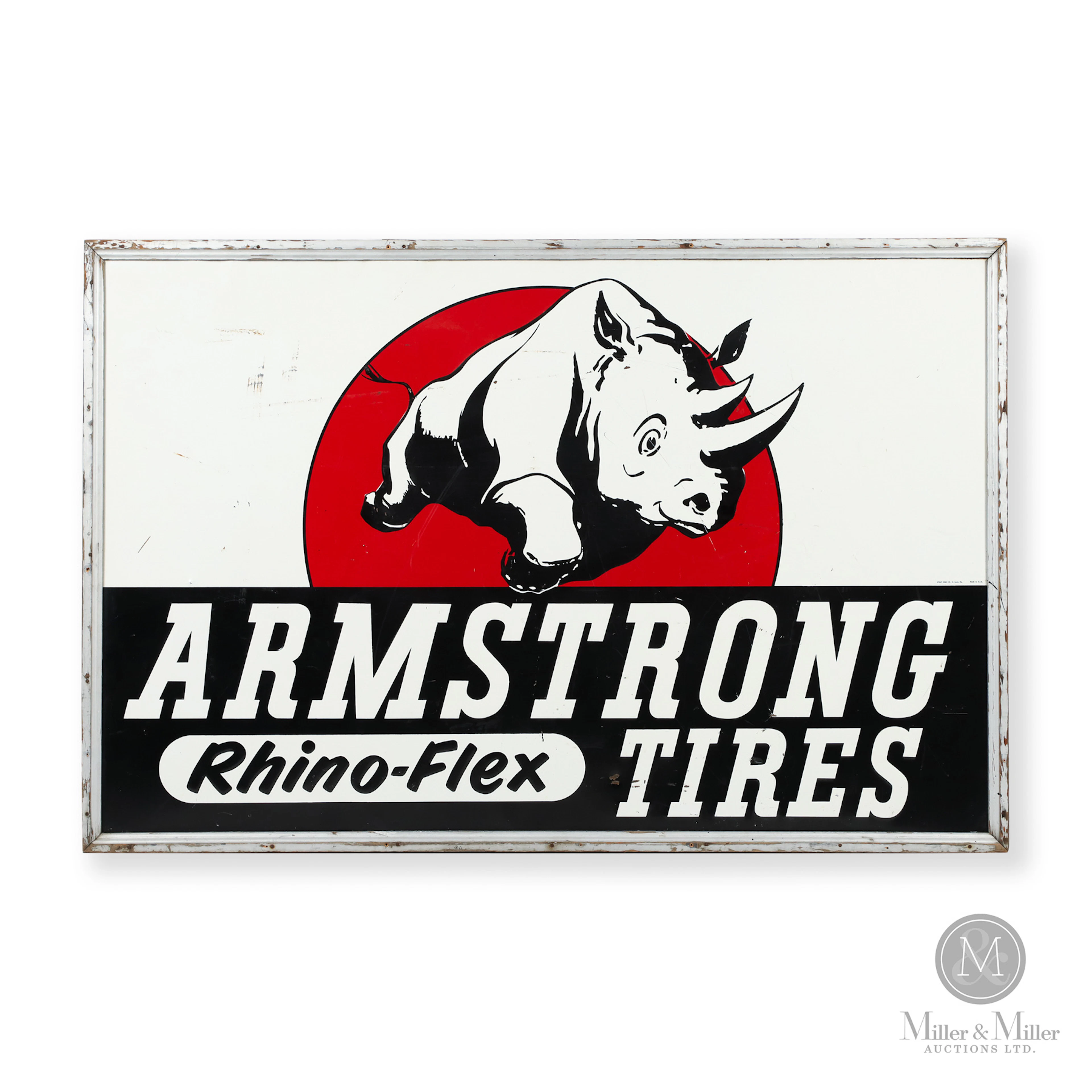 Armstrong Rhino-Flex Tires Sign