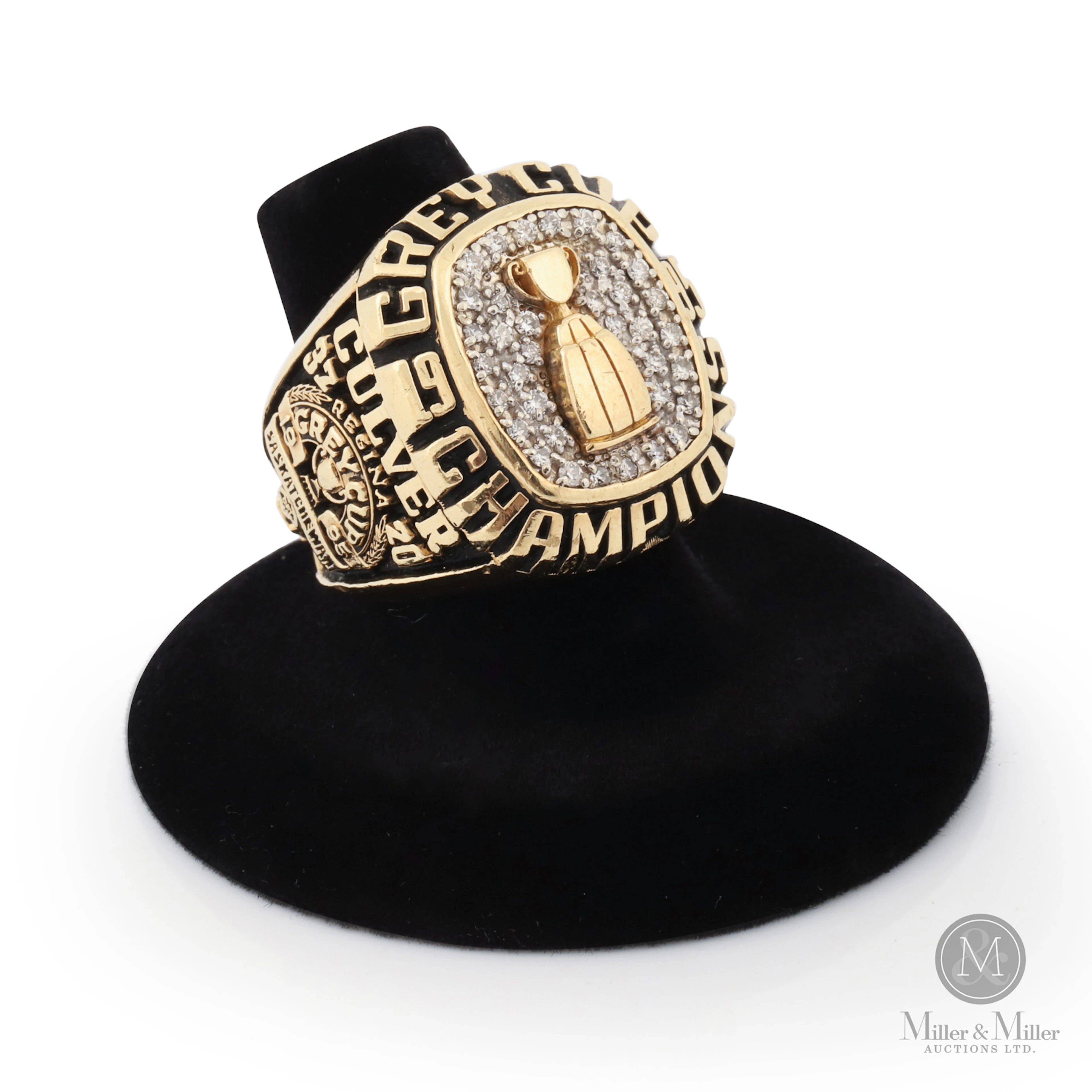 1995 Baltimore Stallions 10k Gold Grey Cup Ring (Shannon Culver)