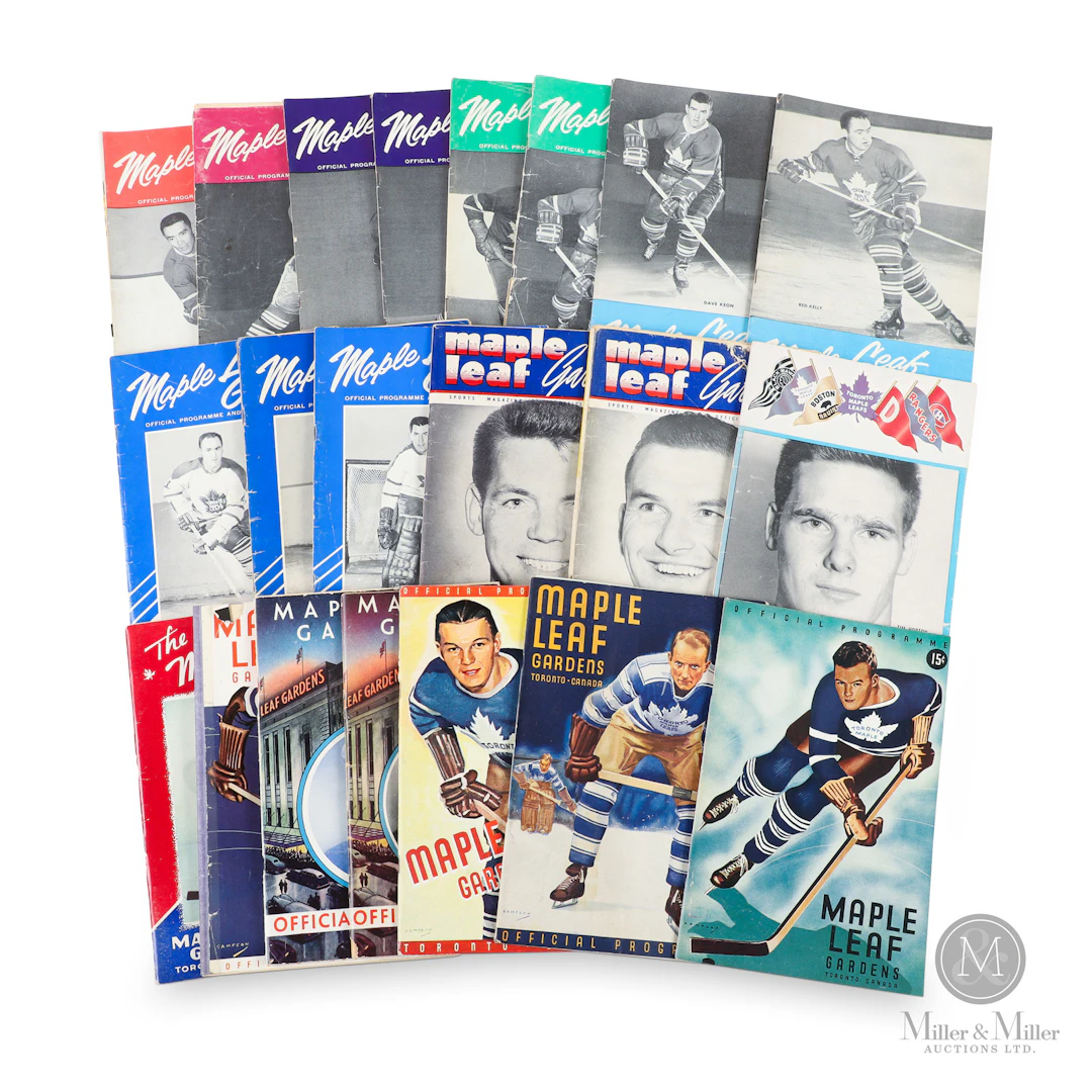 1940s-60s Maple Leaf Gardens Hockey Programs w/ 1964 Stanley Cup Game 7 (21)