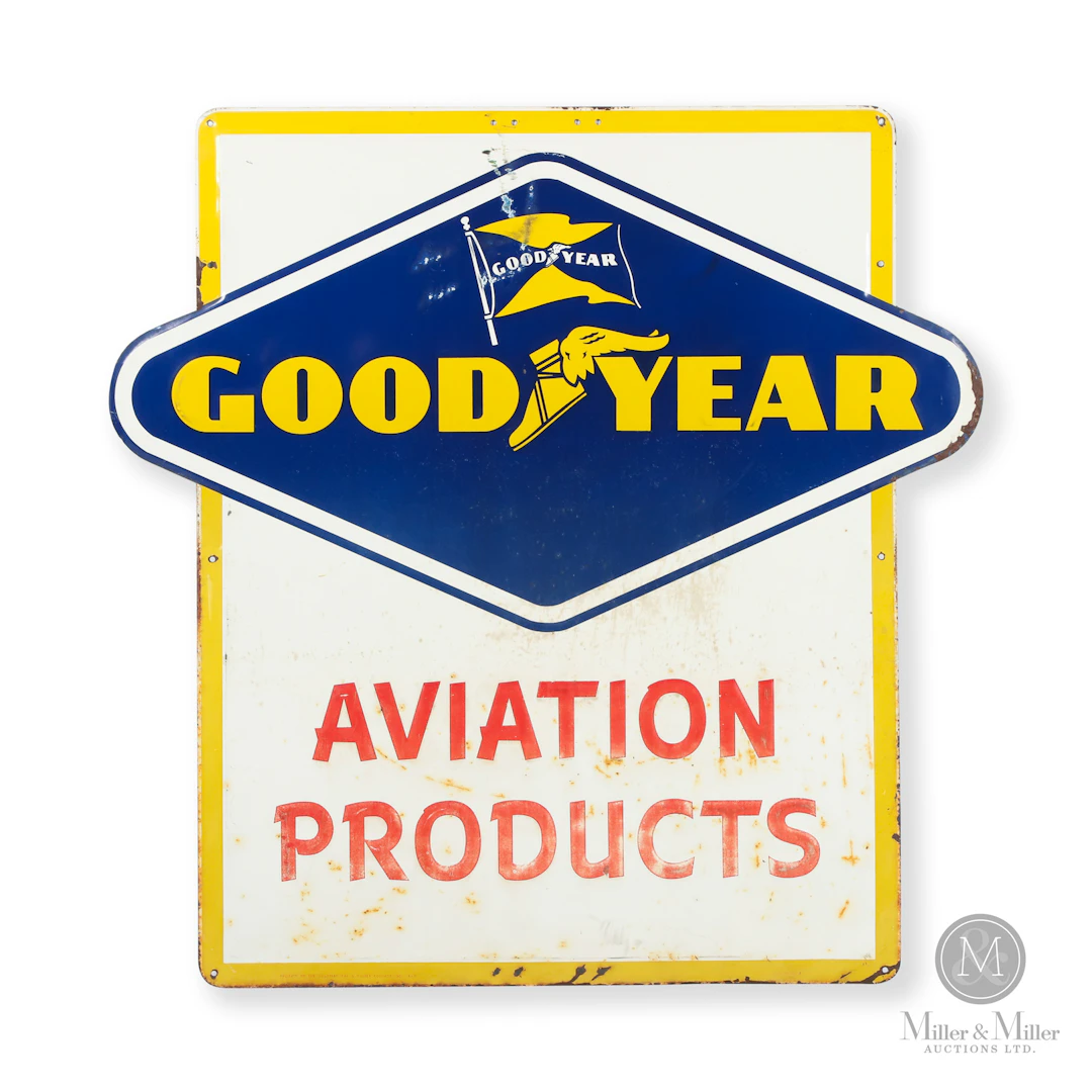 Goodyear Tires Aviation Products Sign