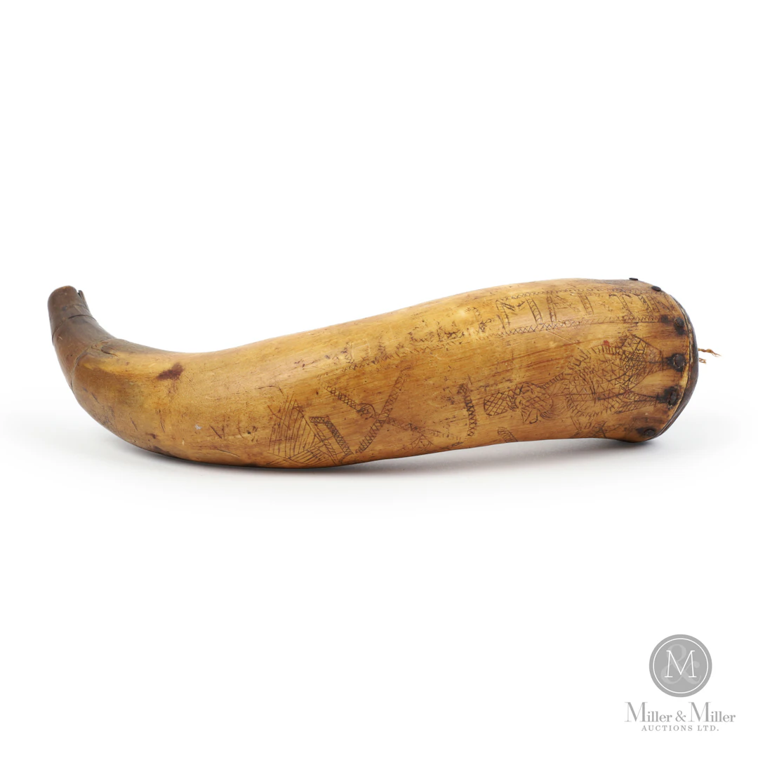 New Brunswick "Blacksmith" Powder Horn