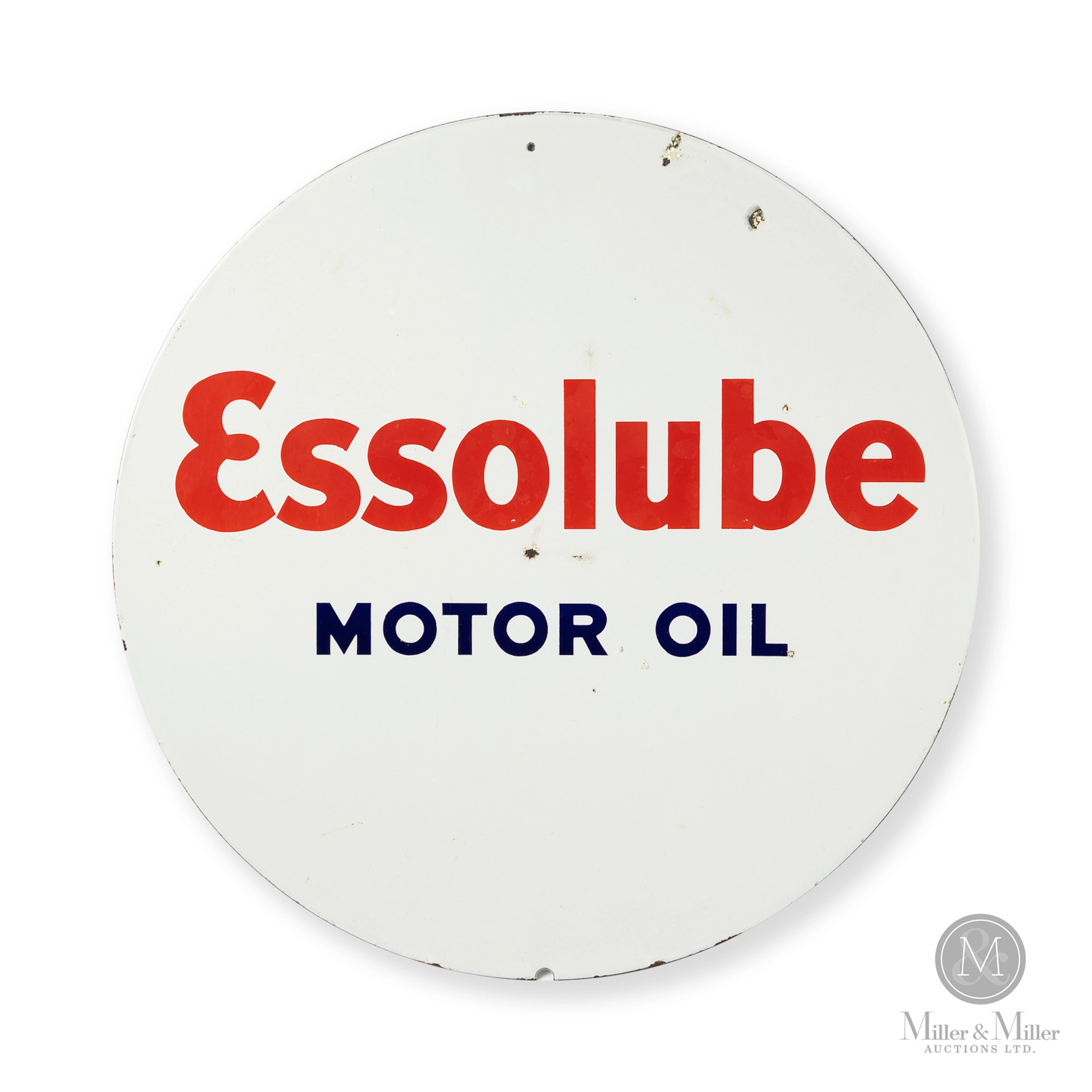 Essolube Motor Oil Insert Sign