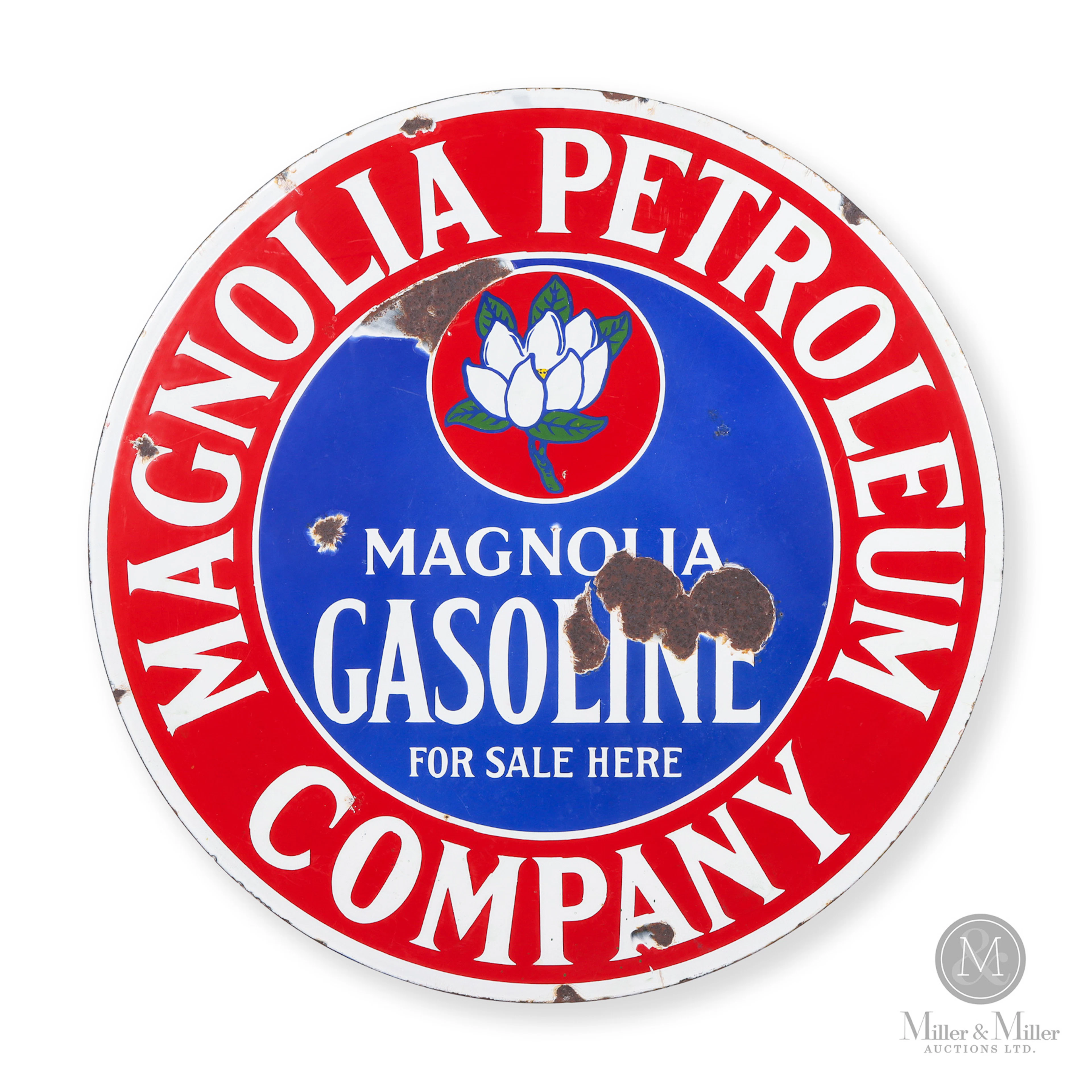 Magnolia Petroleum Gasoline Service Station Sign