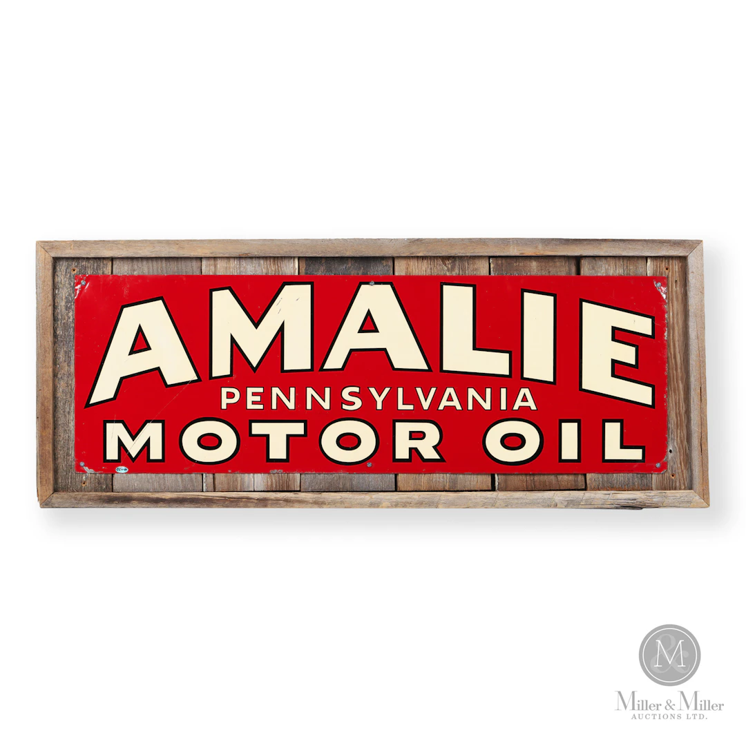 Amalie Pennsylvania Motor Oil Sign