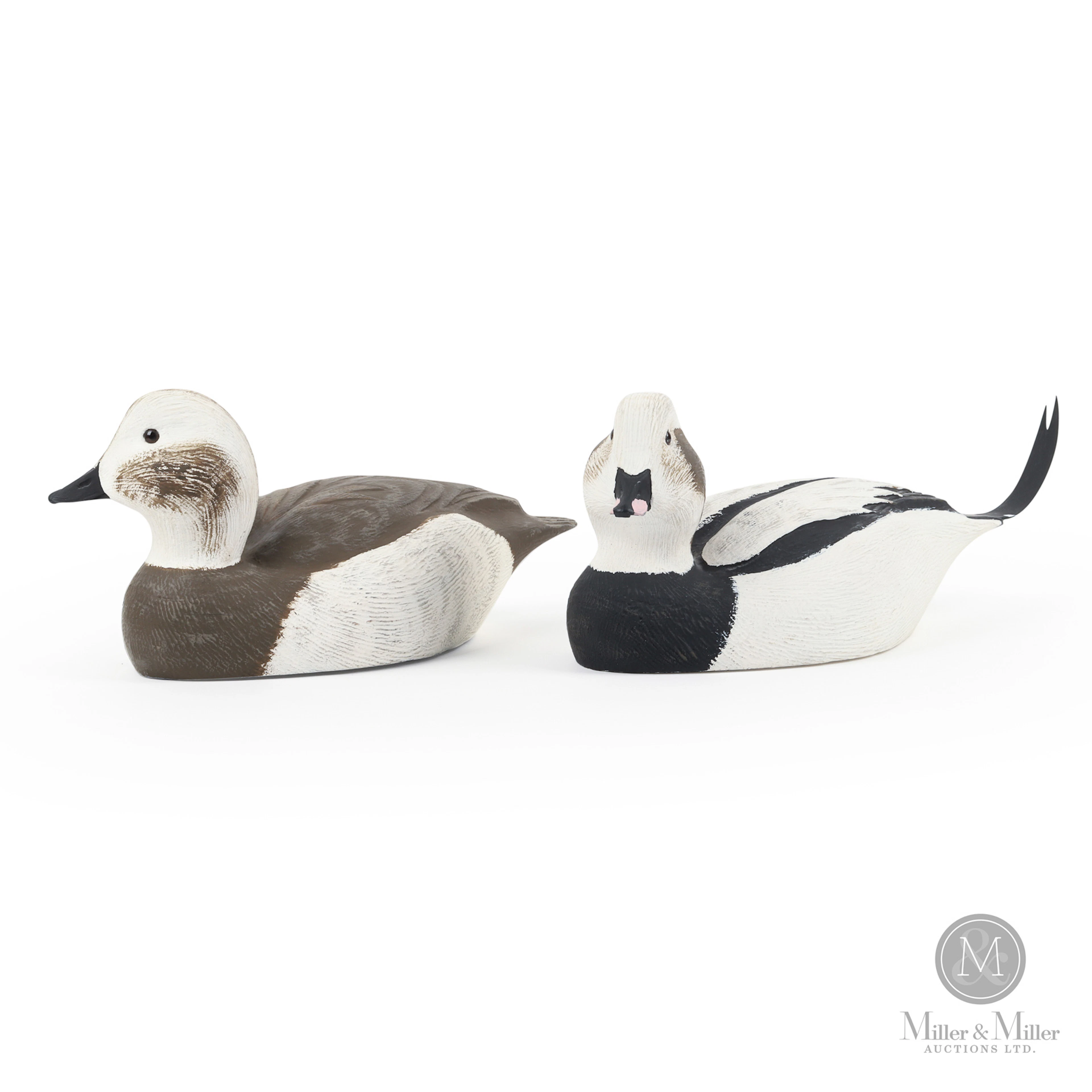 Pair of Dan Wigle Long-tail Duck Decoys