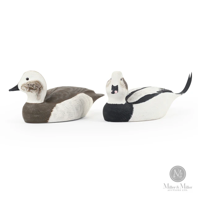 Pair of Dan Wigle Long-tail Duck Decoys