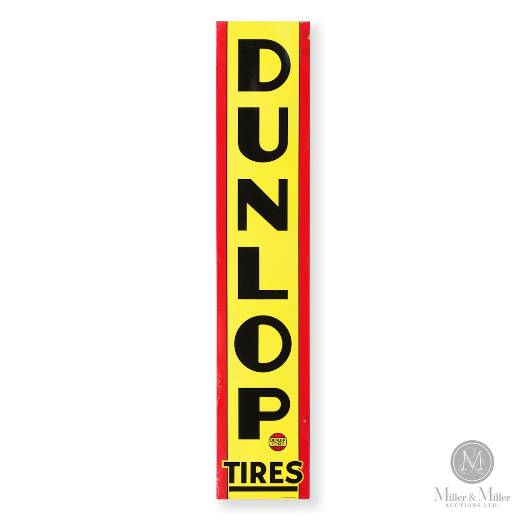 Dunlop Tires Vertical Sign