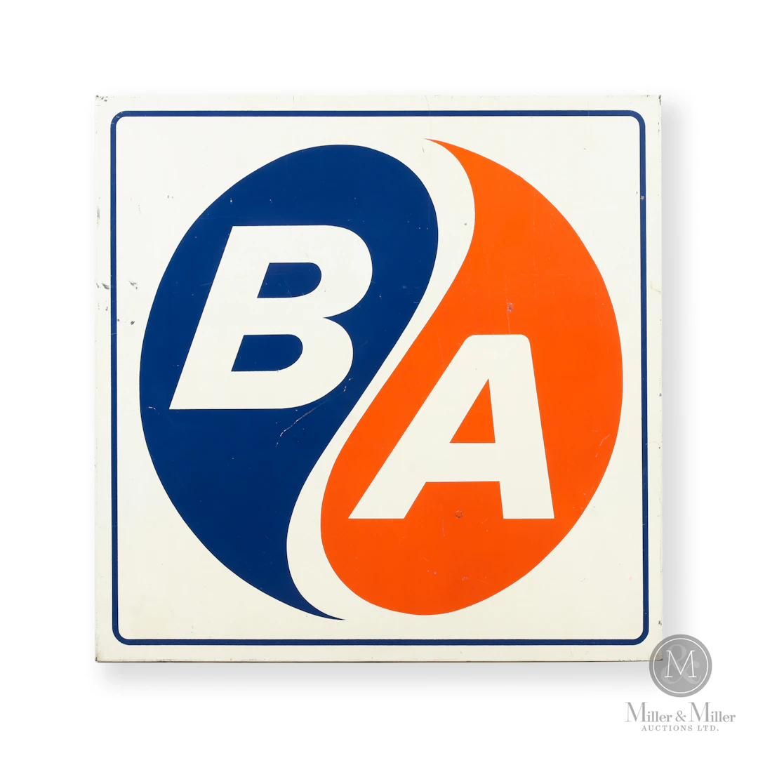 British American Service Station Sign