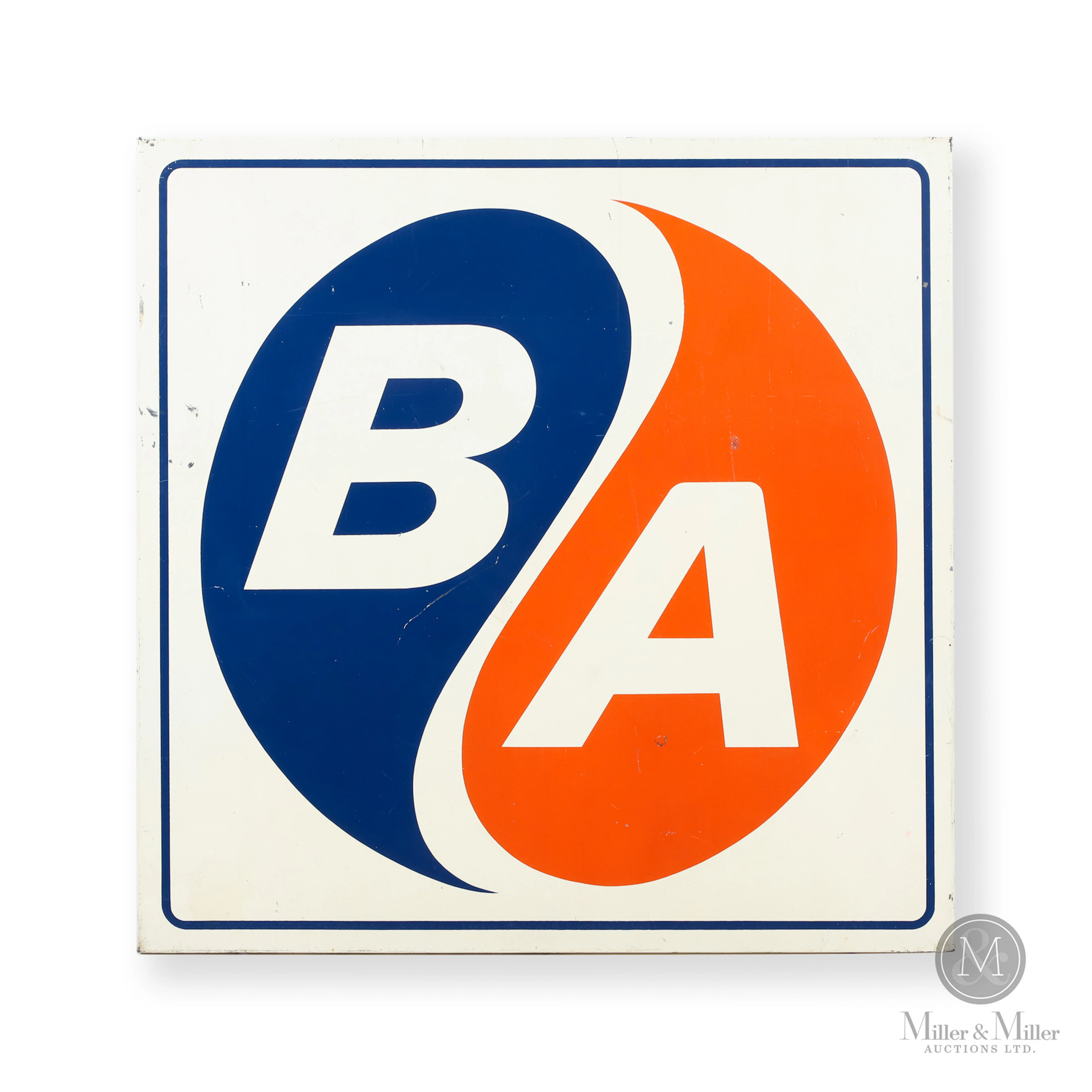British American Service Station Sign