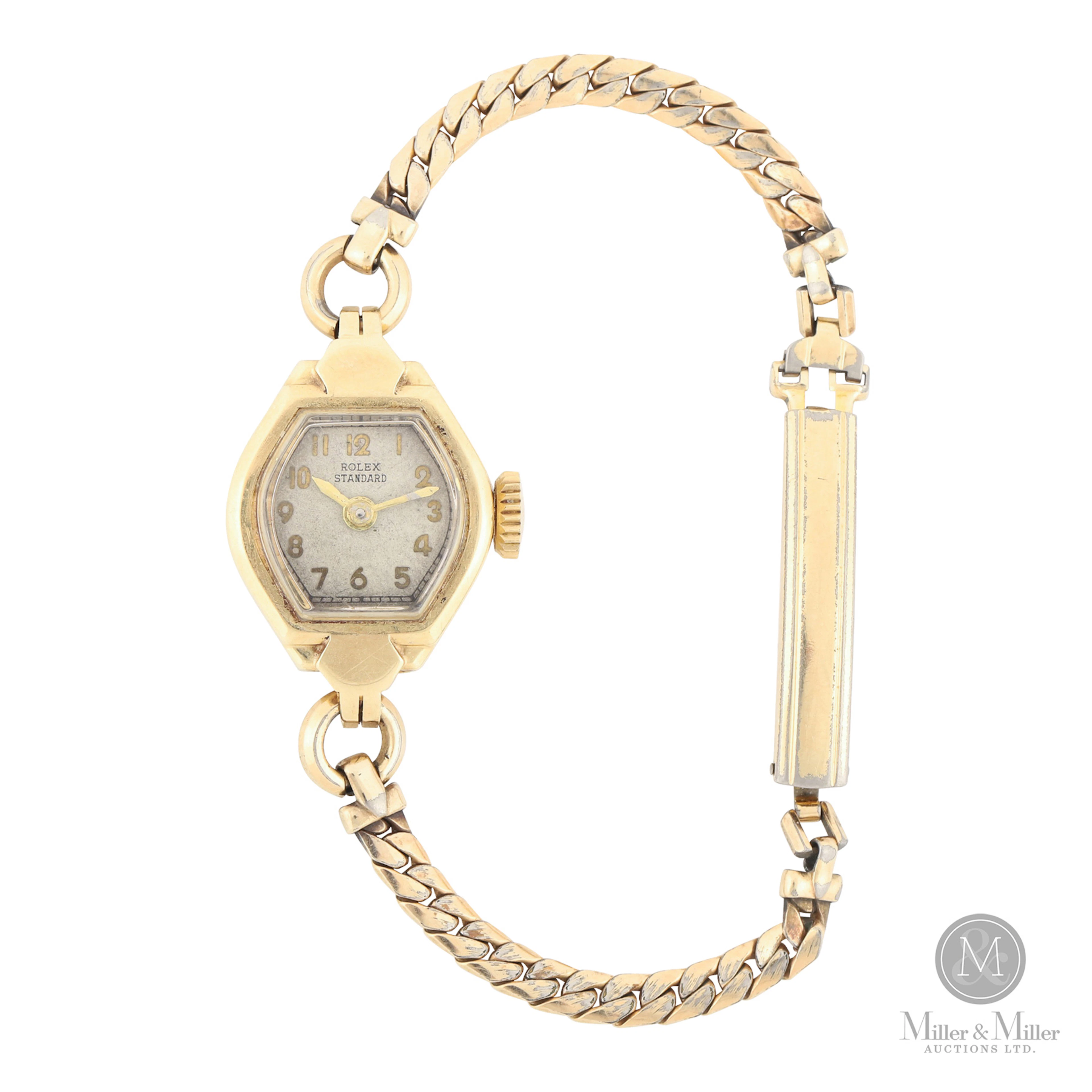 Rolex, 14K Standard Cocktail Wristwatch
