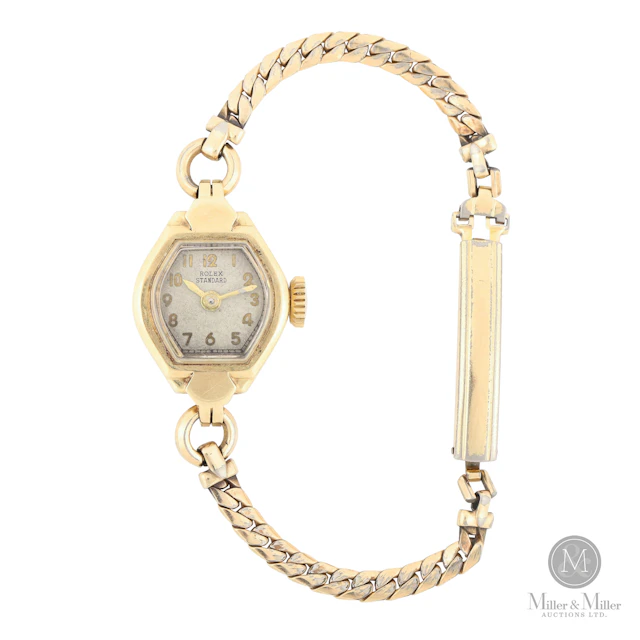 Rolex, 14K Standard Cocktail Wristwatch
