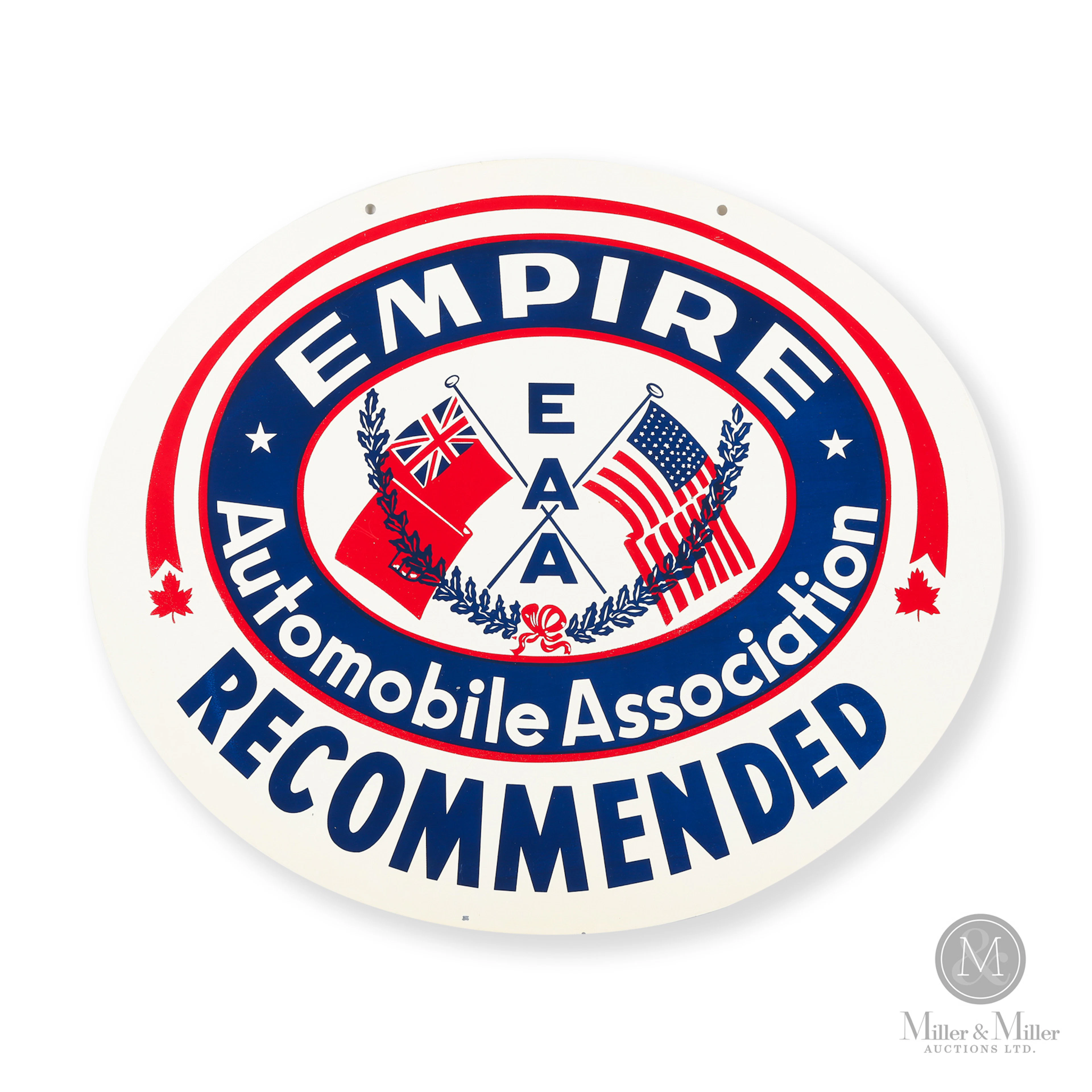 Empire Automobile Association Recommended Sign