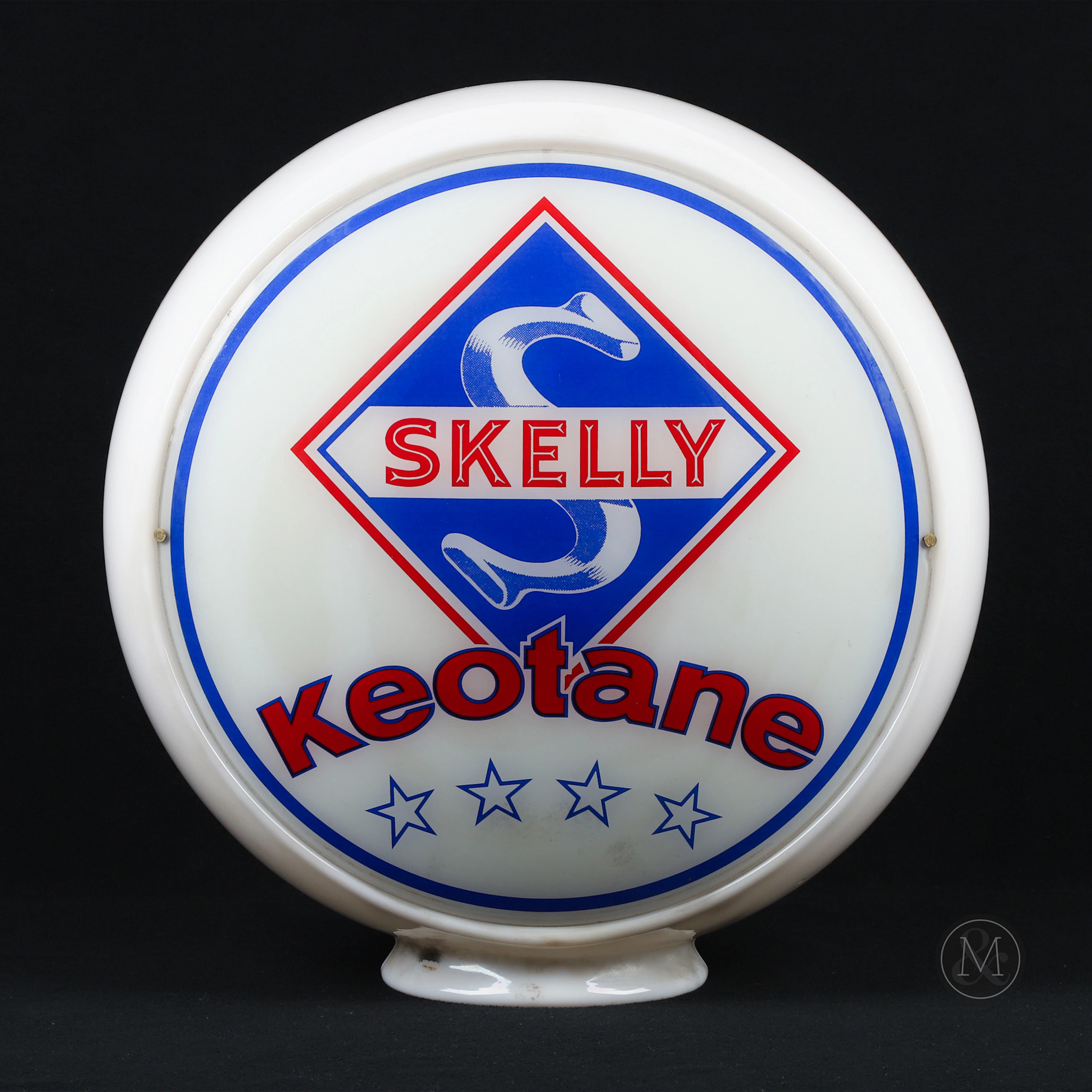 Skelly Keotane Gas Pump Globe