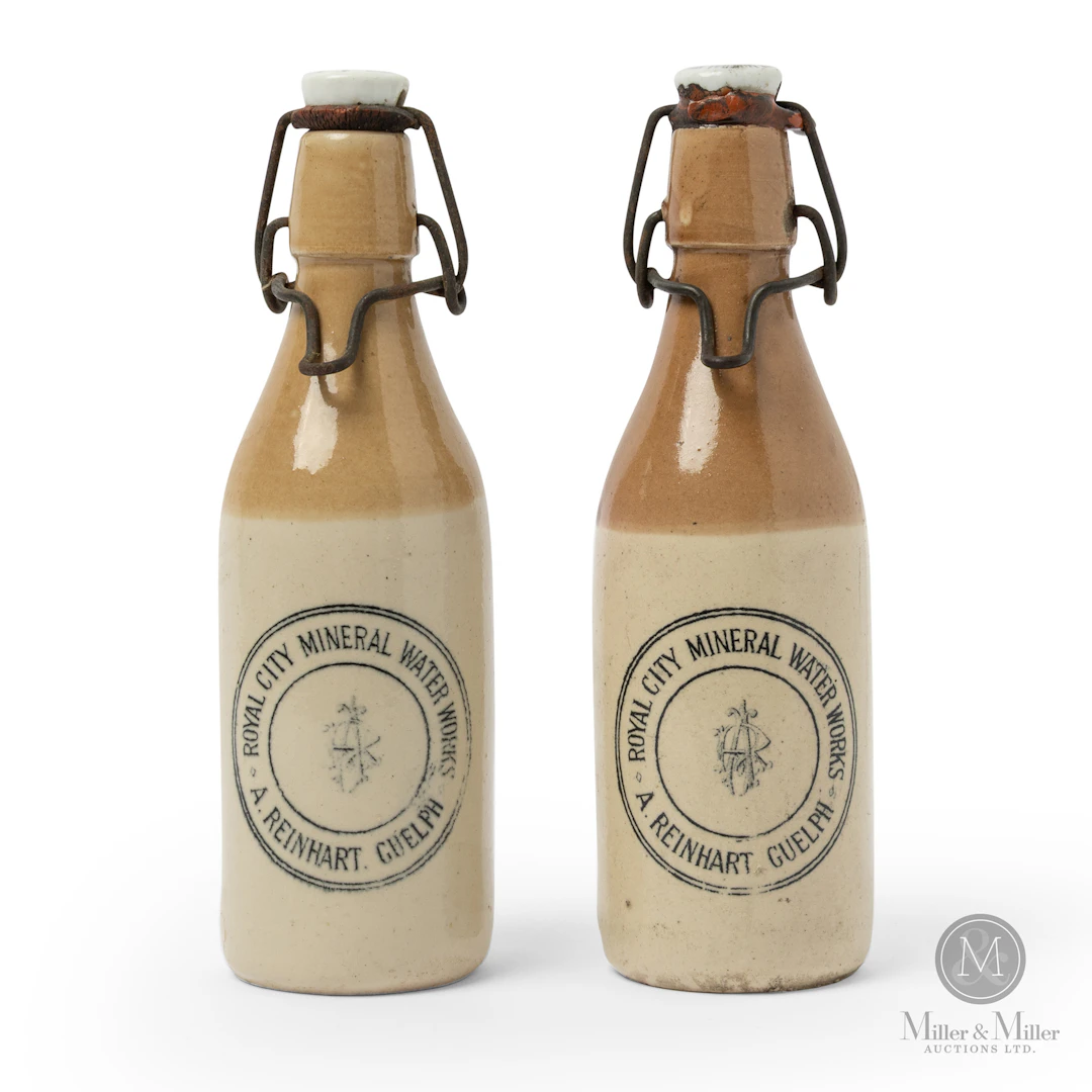 Reinhart, Royal City Mineral Water Works, Guelph ON, Pair