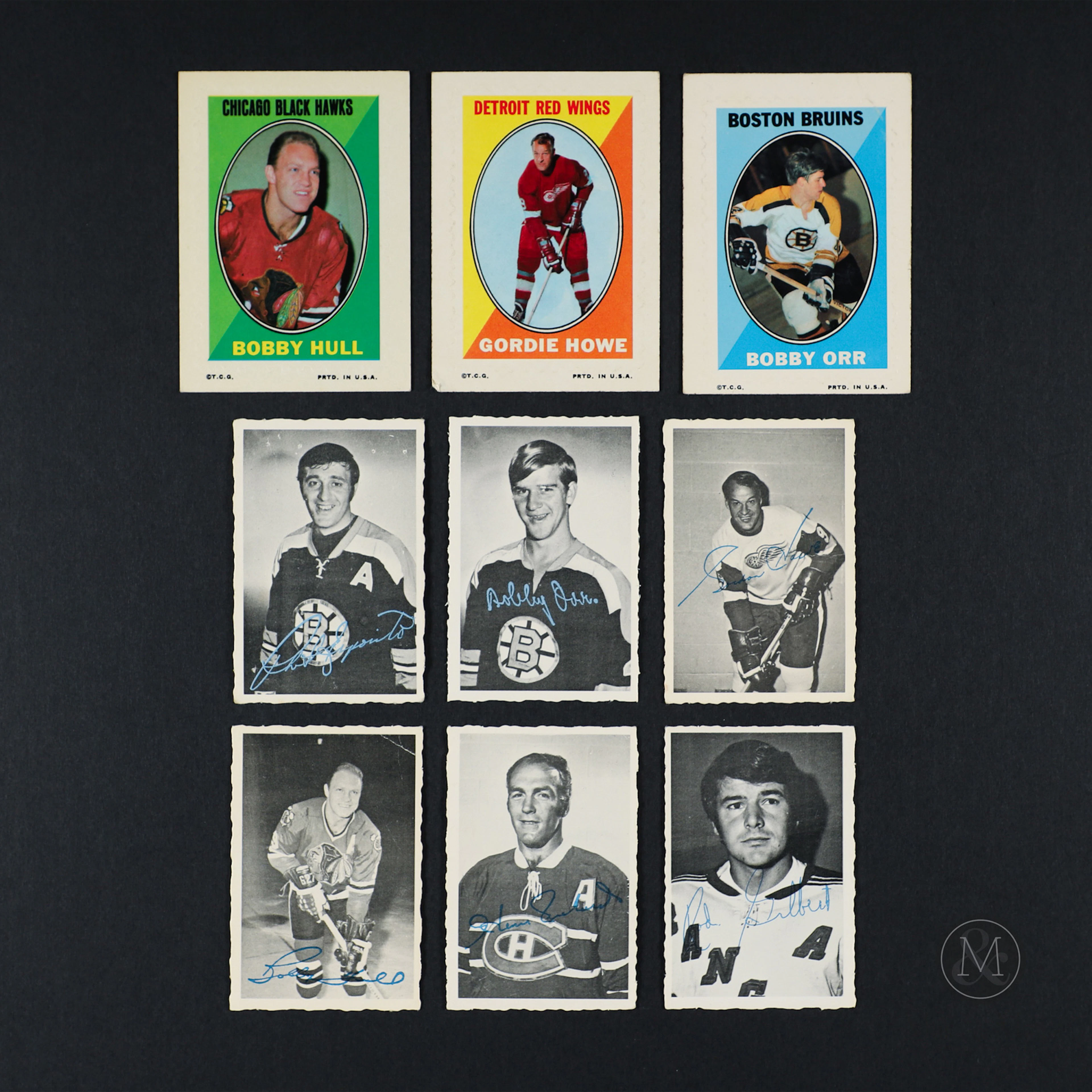1970-71 Inserts (Deckle Edge, Sticker Stamps) and 1970 Esso Power Play Sets