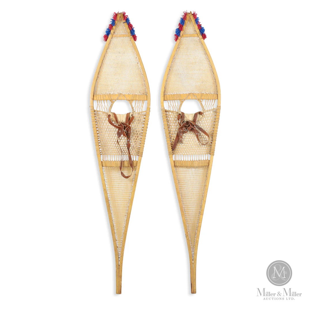 Native Ojibwe Traditional Snowshoes