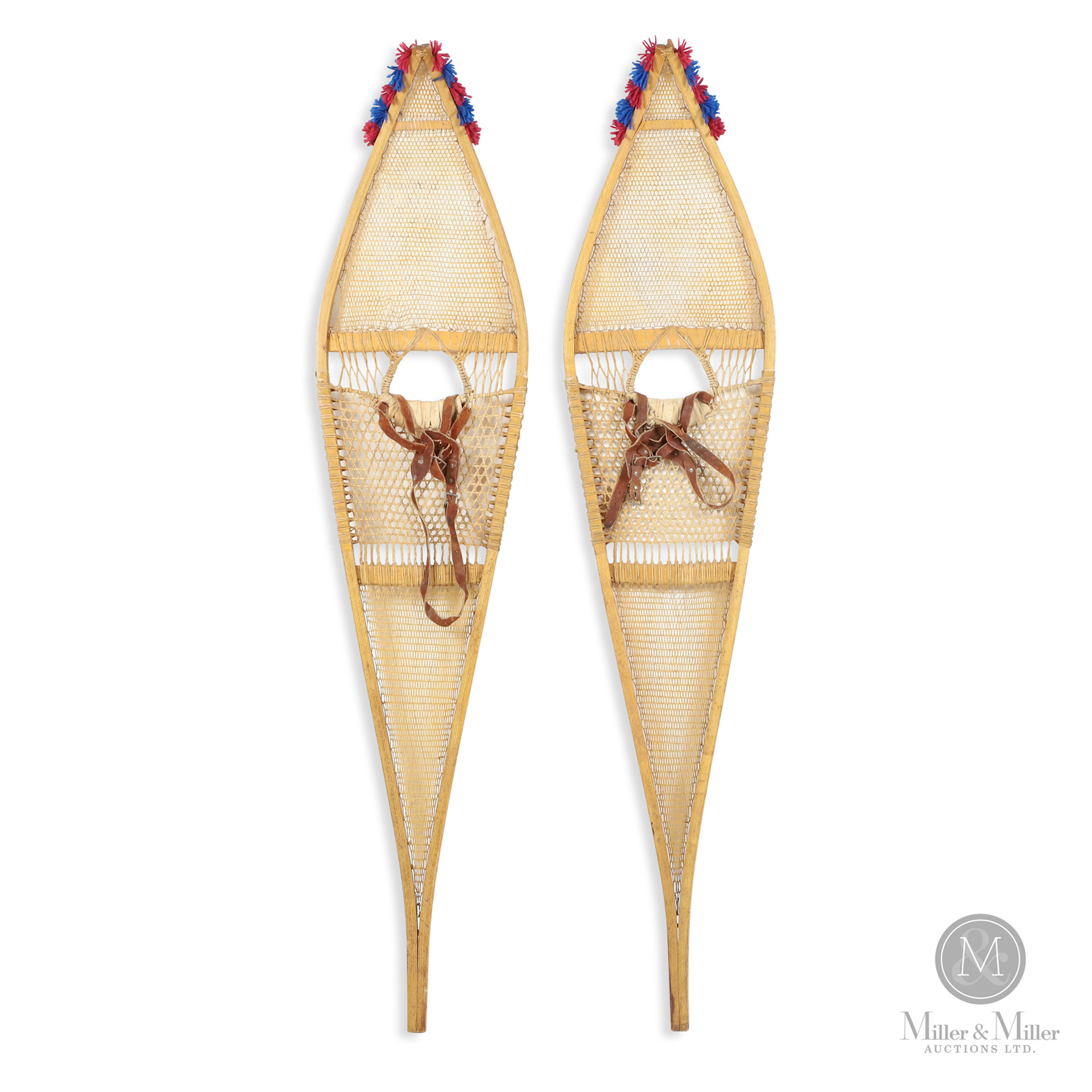 Native Ojibwe Traditional Snowshoes