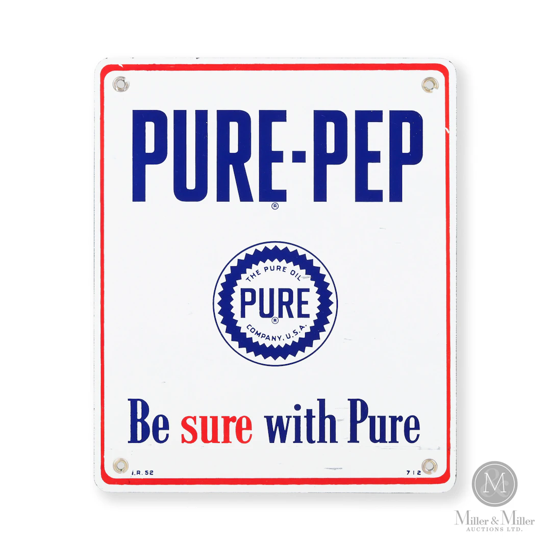 Pure-Pep Pump Sign
