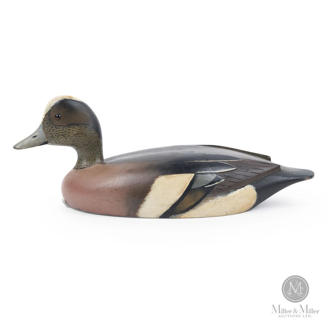 D. W. "Davey" Nichol Wigeon Drake Decoy