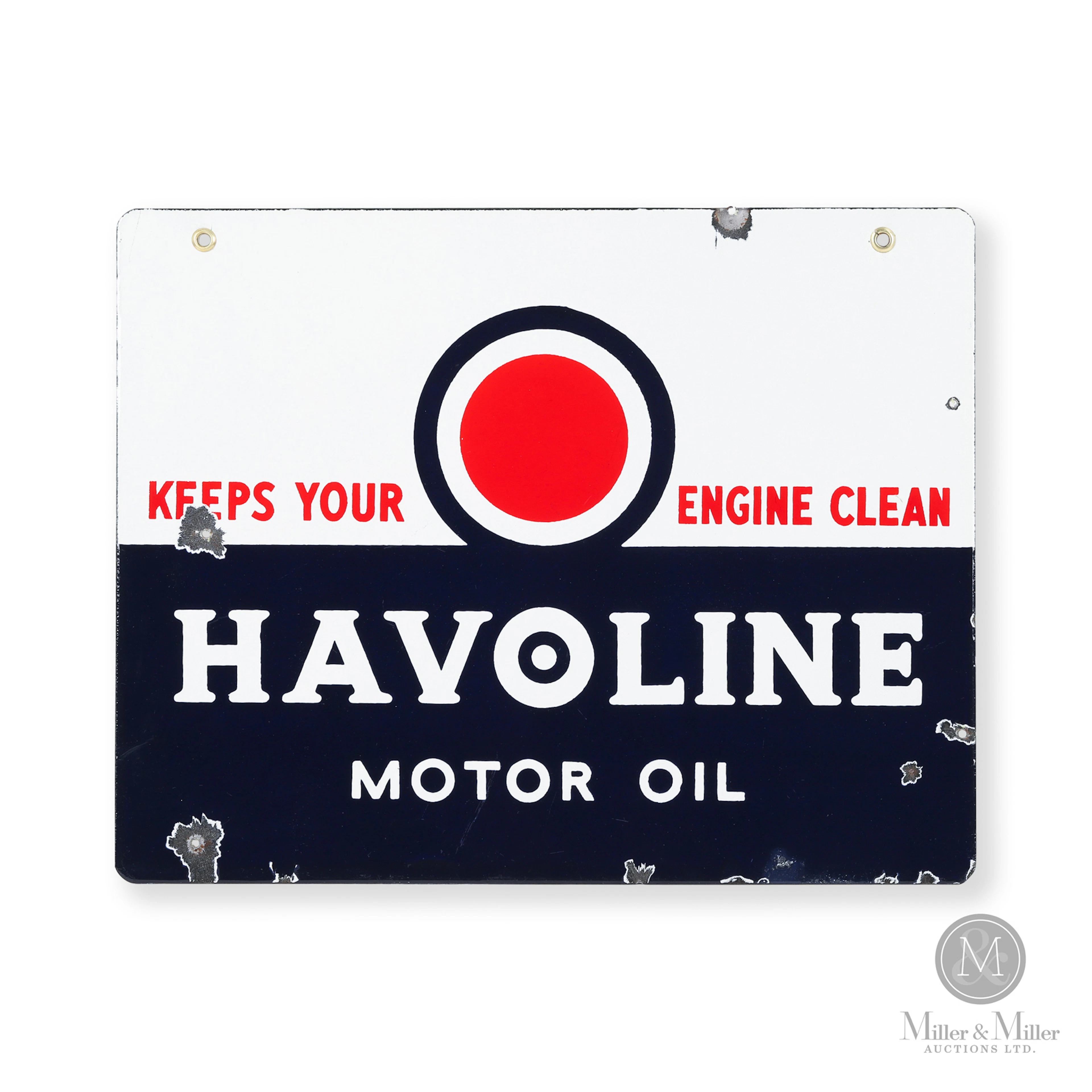 Havoline Motor Oil Rack Sign